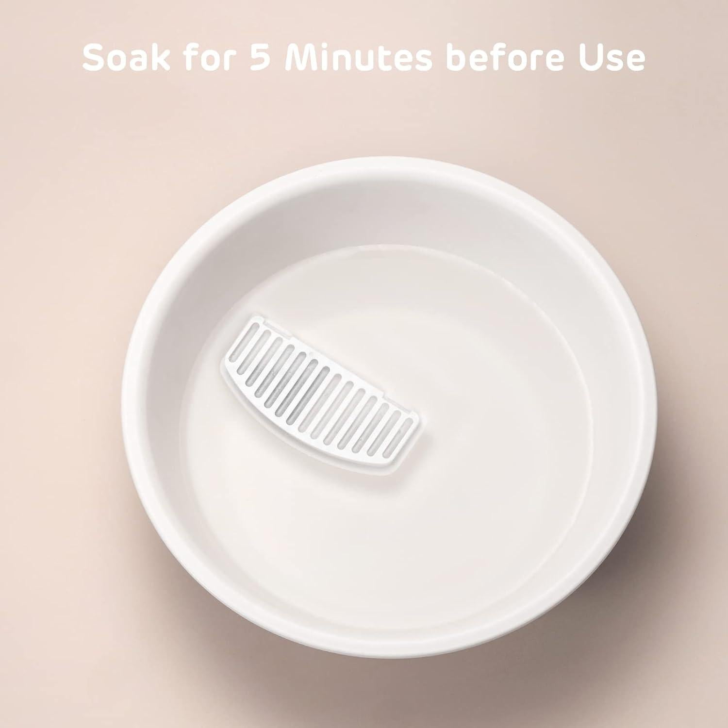 Kit de Filtros para Fuente de Agua Inalámbrica iPettie Bear - 8 Filtros de Carbón y 4 de Bomba