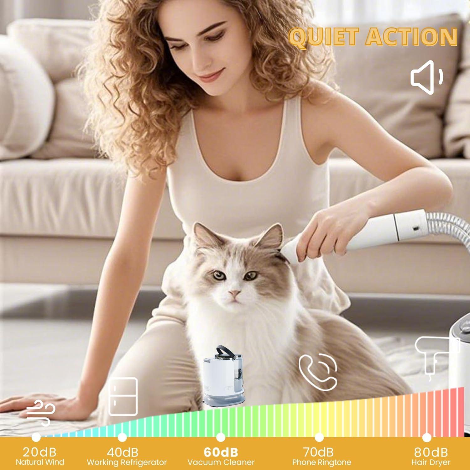 Aspiradora de Aseo para Perros FOTING 5-en-1 12000Pa