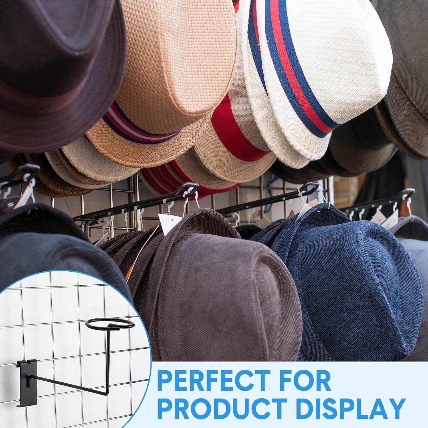 Soporte para Sombreros Blulu - 6 Piezas Metal Negro