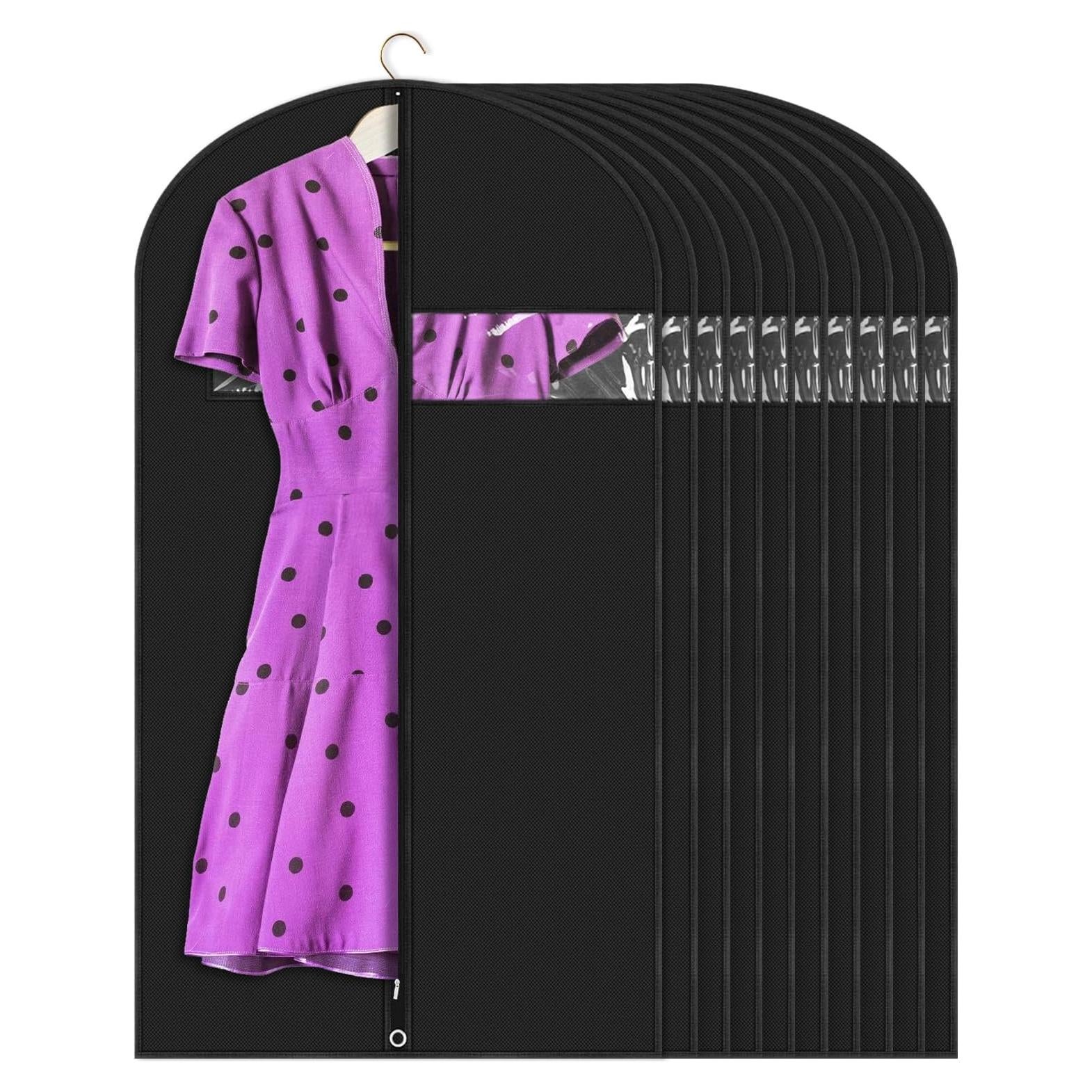 Bolsas de Ropa Lzerking 10 Piezas 109x61 cm con Ventana