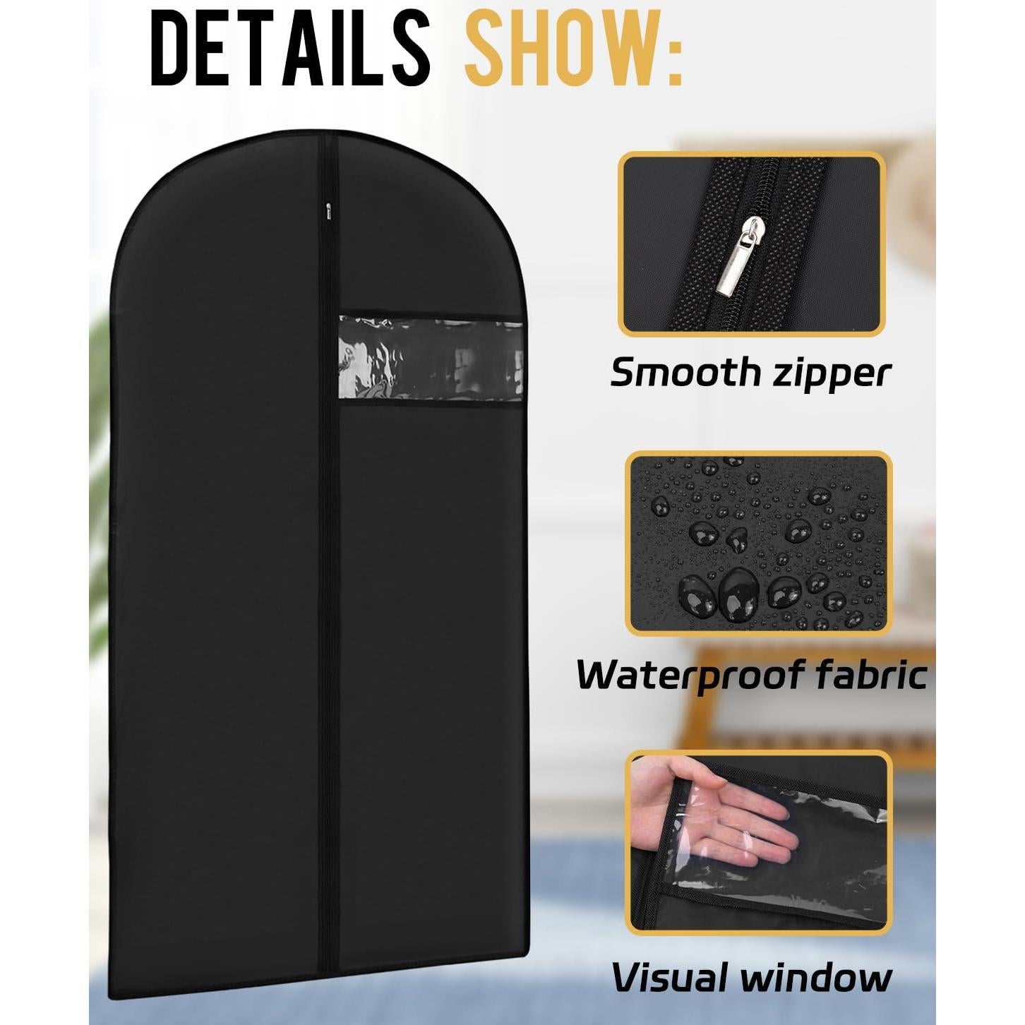 Bolsas de Ropa Lzerking 10 Piezas 109x61 cm con Ventana