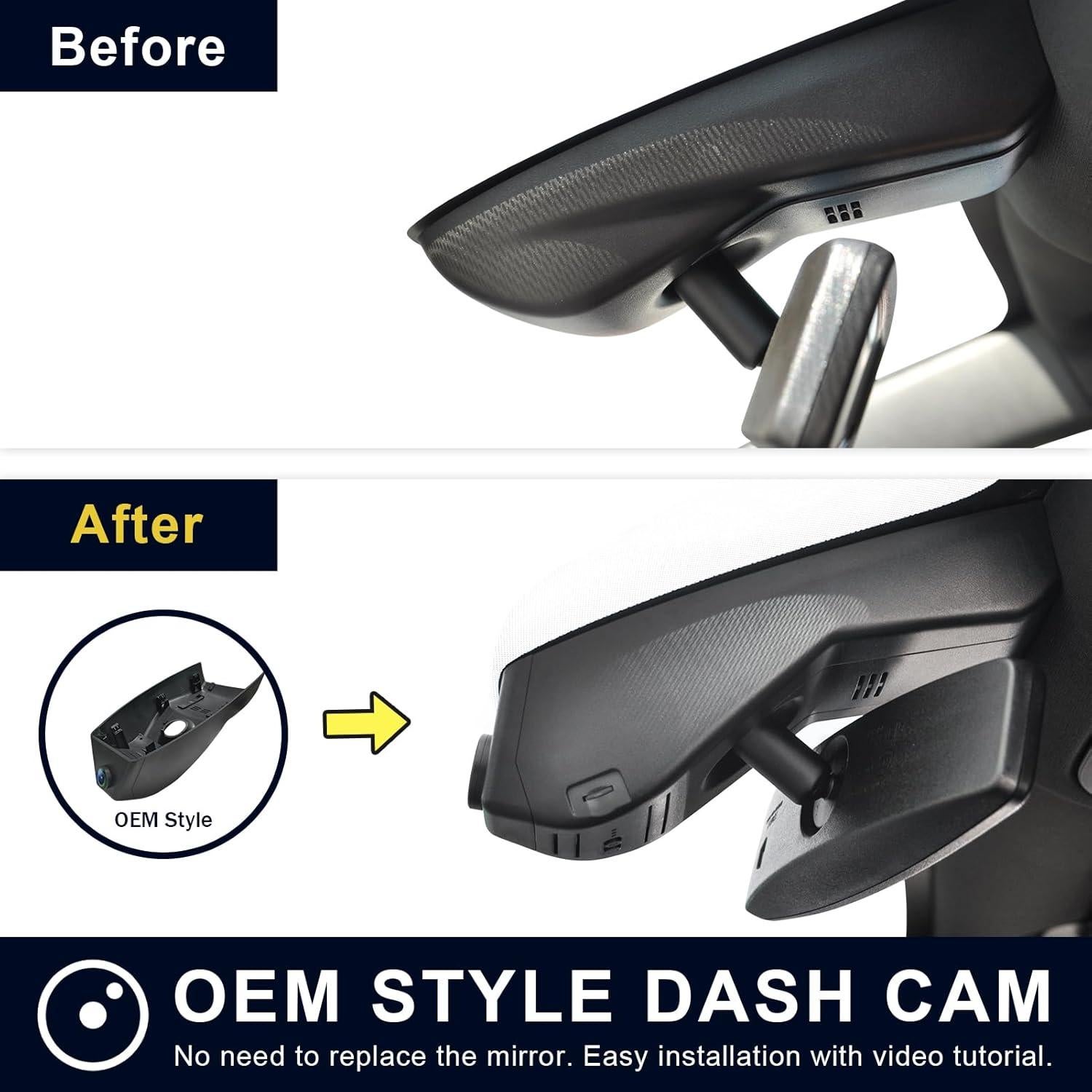 Cámara Dash 4K MANGOAL para Chevy Silverado 1500 2019-2023