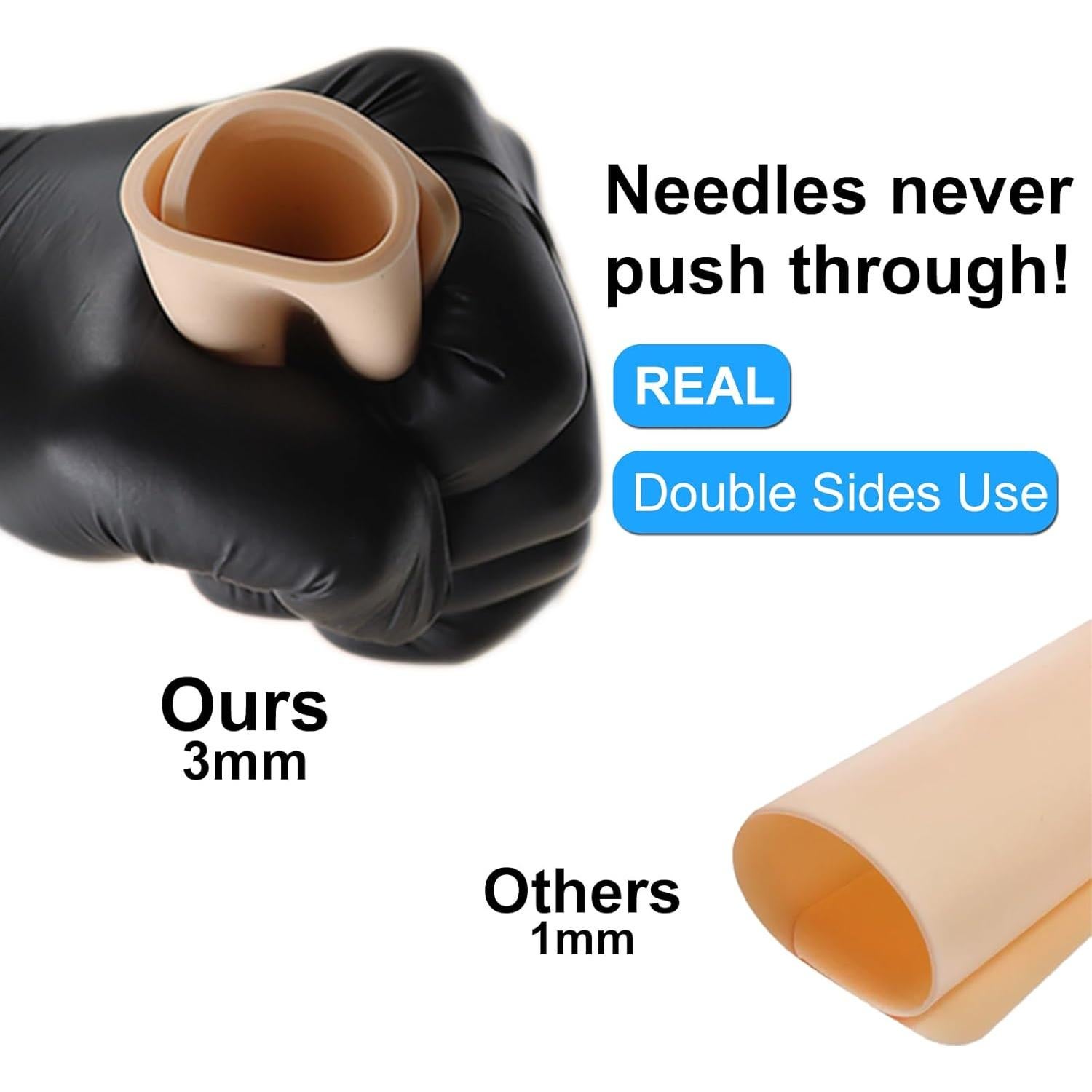 Kit de Práctica de Tatuaje 18 Piezas MIUXIA - Piel Falsa y Papel