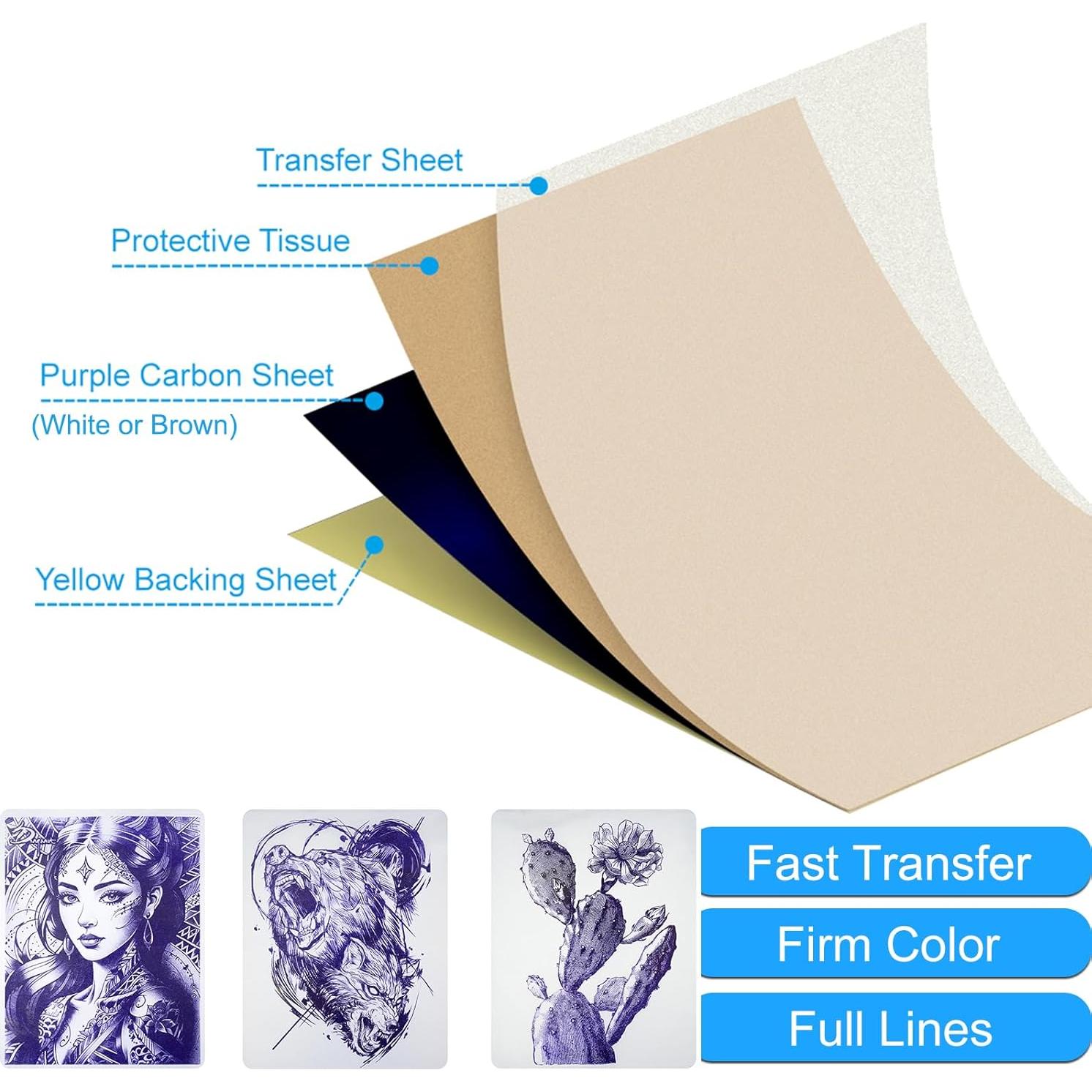 Kit de Práctica de Tatuaje 18 Piezas MIUXIA - Piel Falsa y Papel