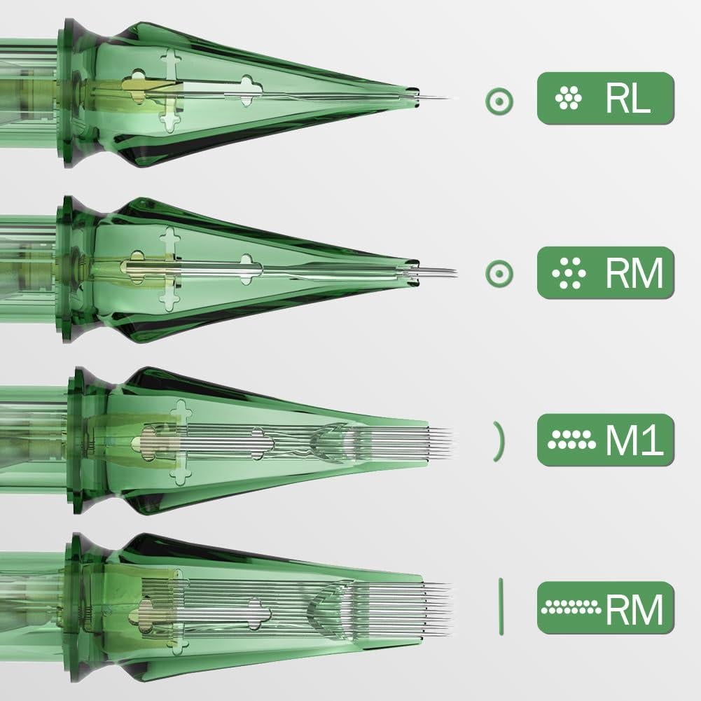 Cartuchos de Aguja Redonda Tattoo Elite #10 - 20 Unidades