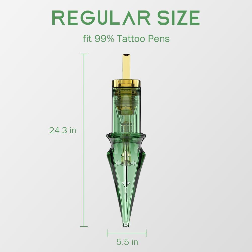 Cartuchos de Aguja Redonda Tattoo Elite #10 - 20 Unidades