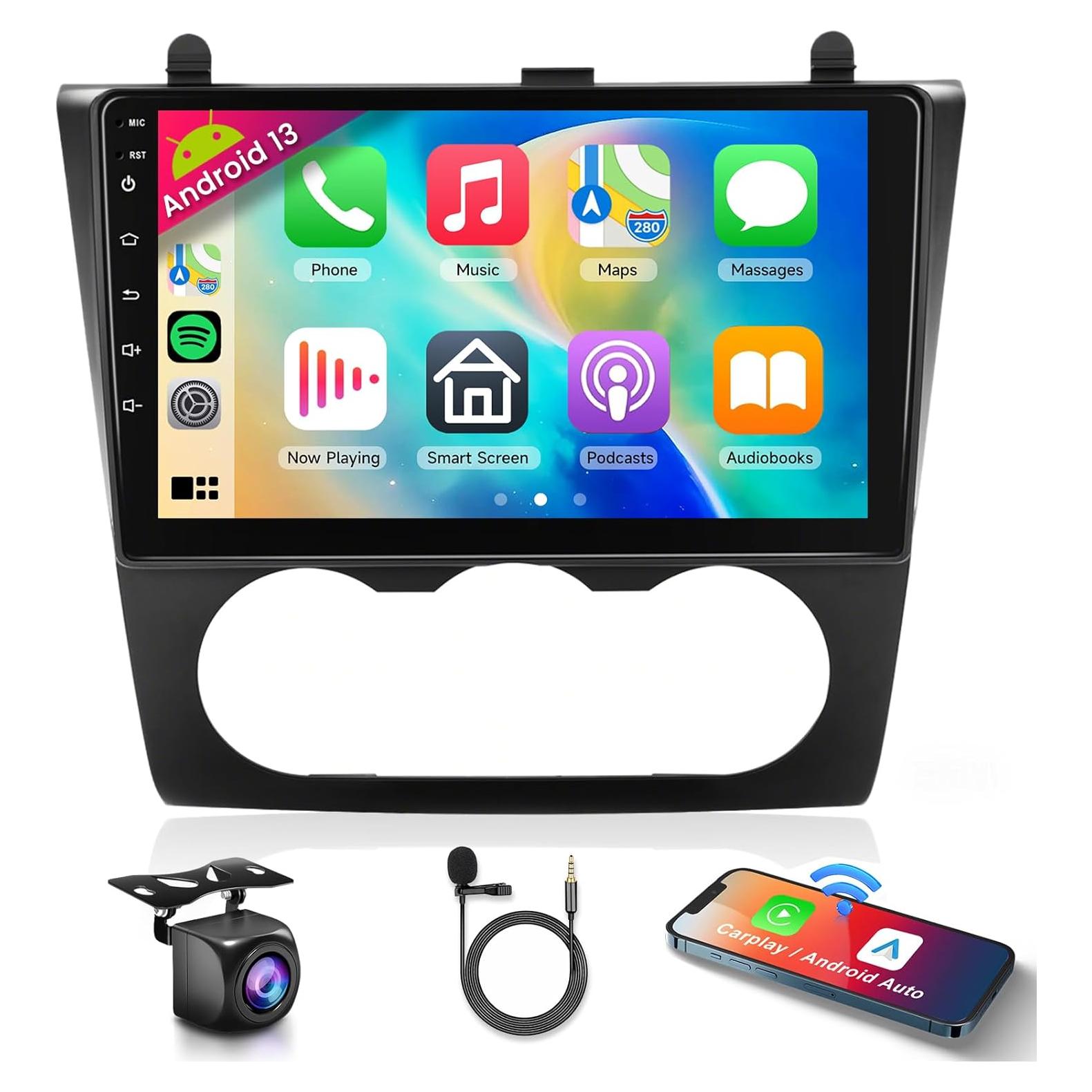 Estéreo de Coche Podofo Android 13 para Nissan Altima 2008-2012 9" HD