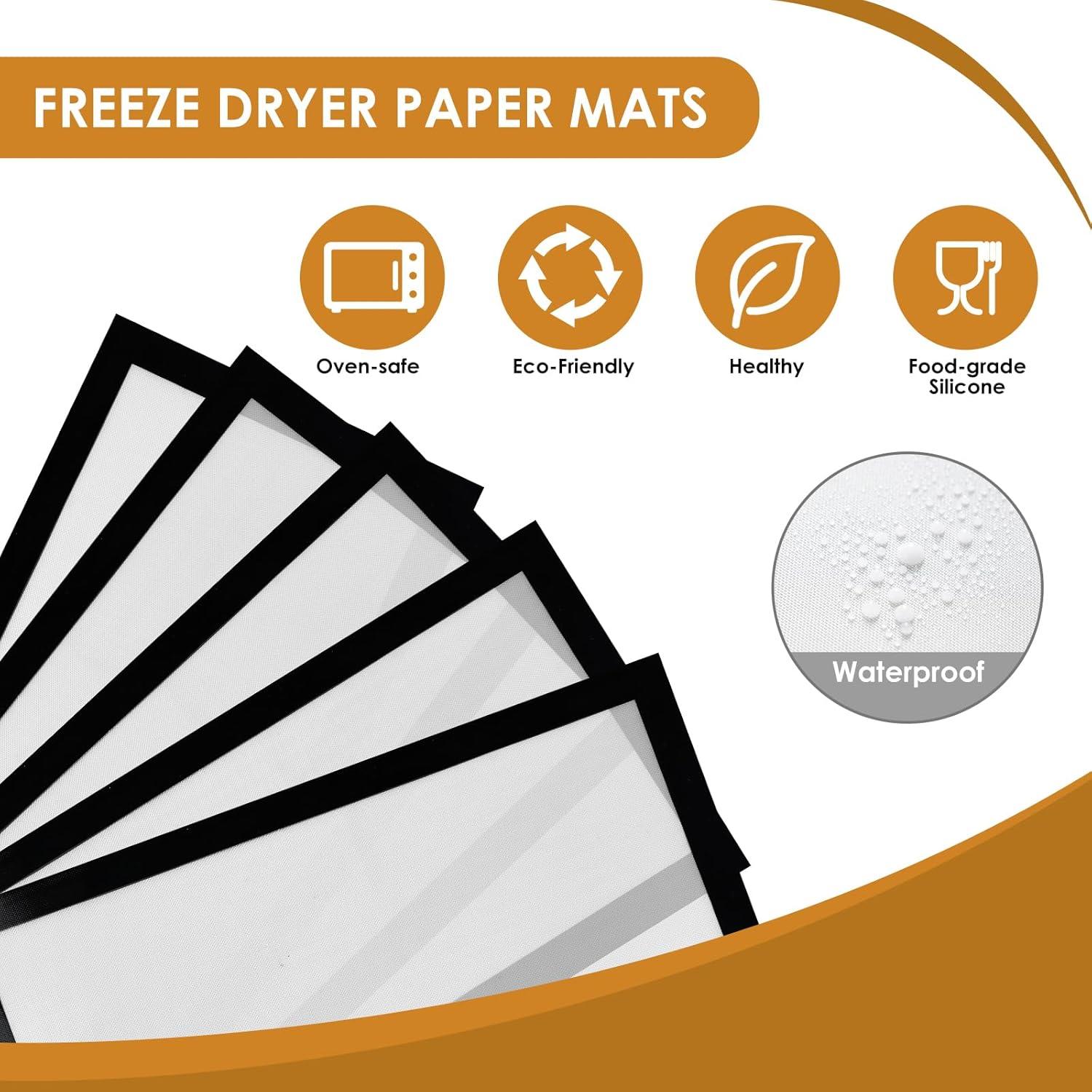 Tapetes de Silicona KitchenRaku para Deshidratador 5 Piezas