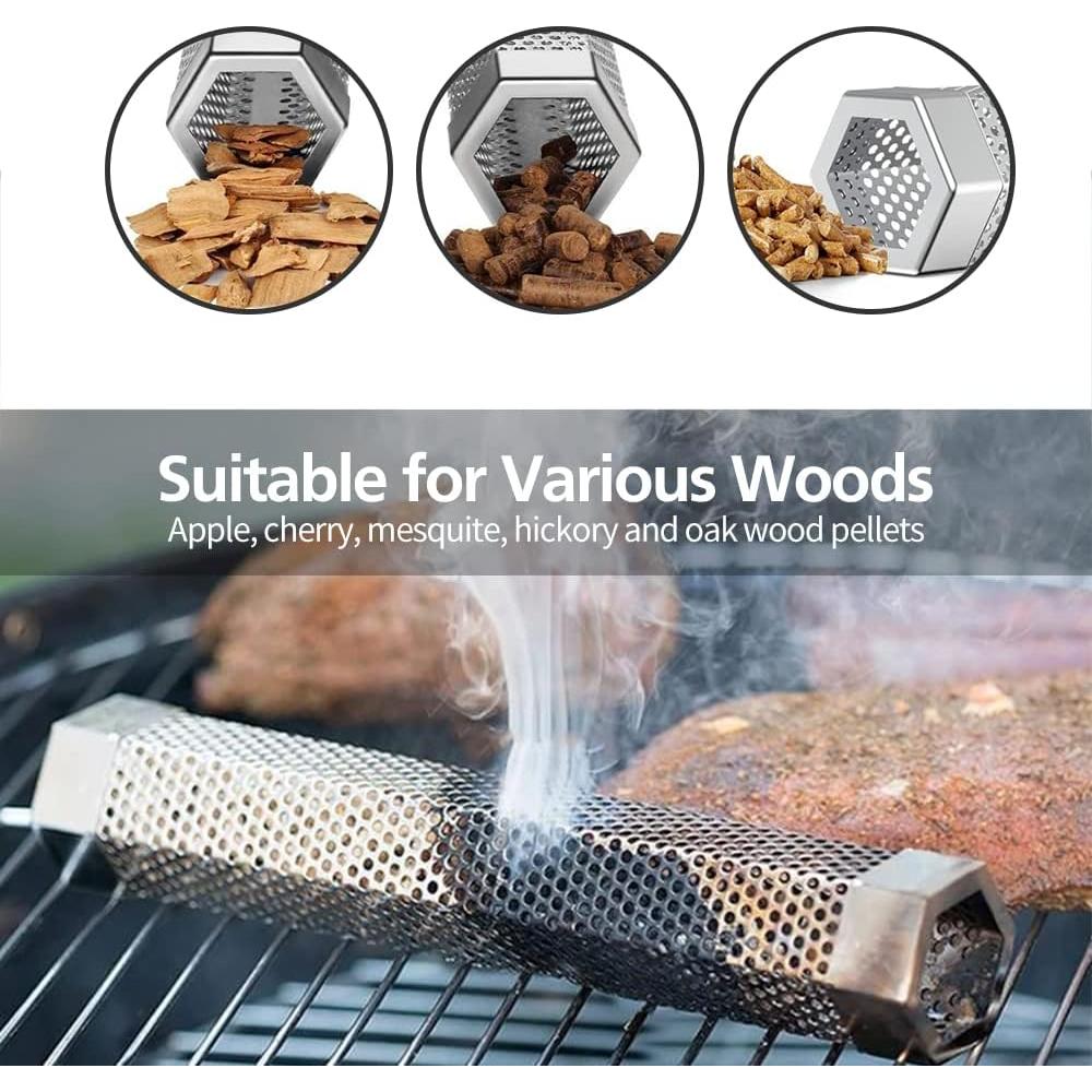 Juego de Tubos de Ahumador de Pellet LFSEMINI 30cm y 15cm