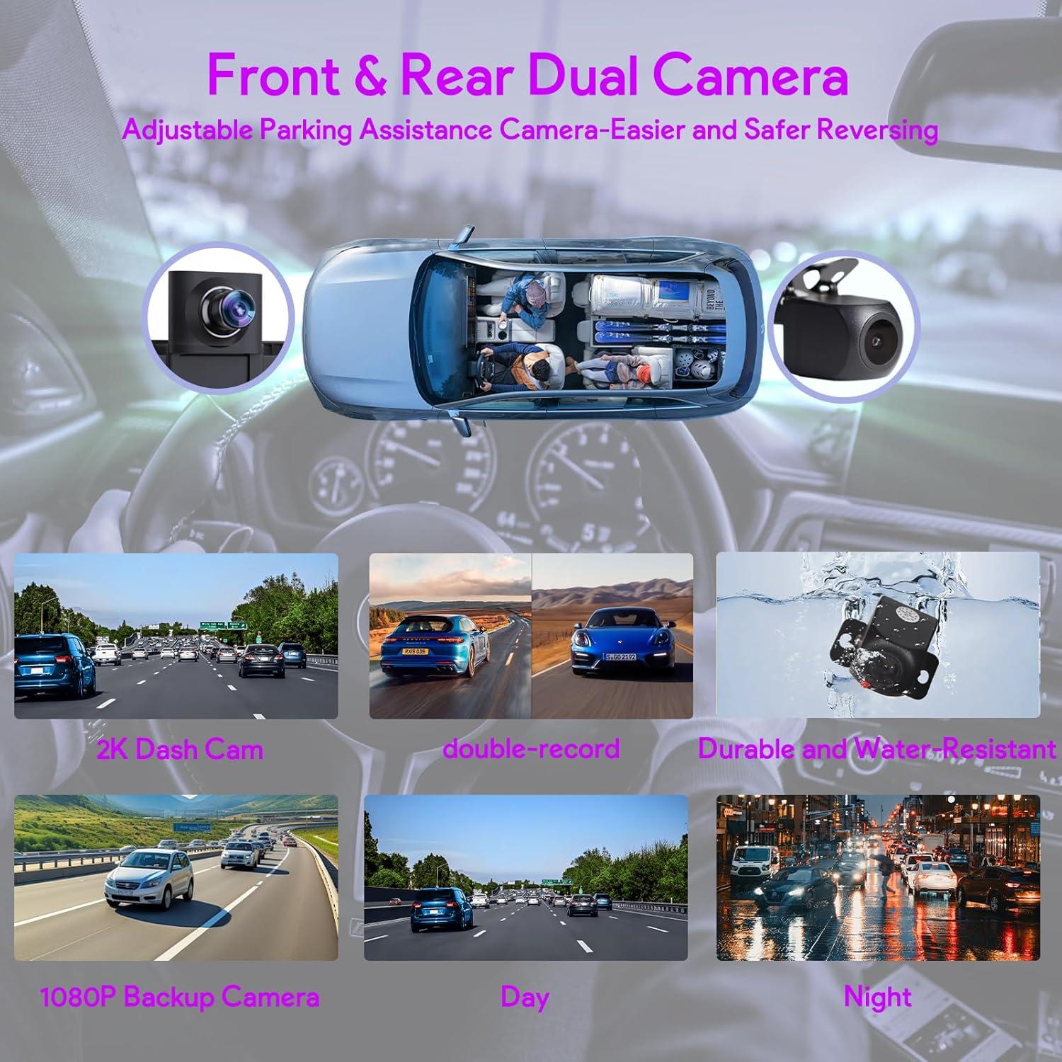 Pantalla Carplay Inalámbrica NUOTIAN 23.6 cm con Cámara HD