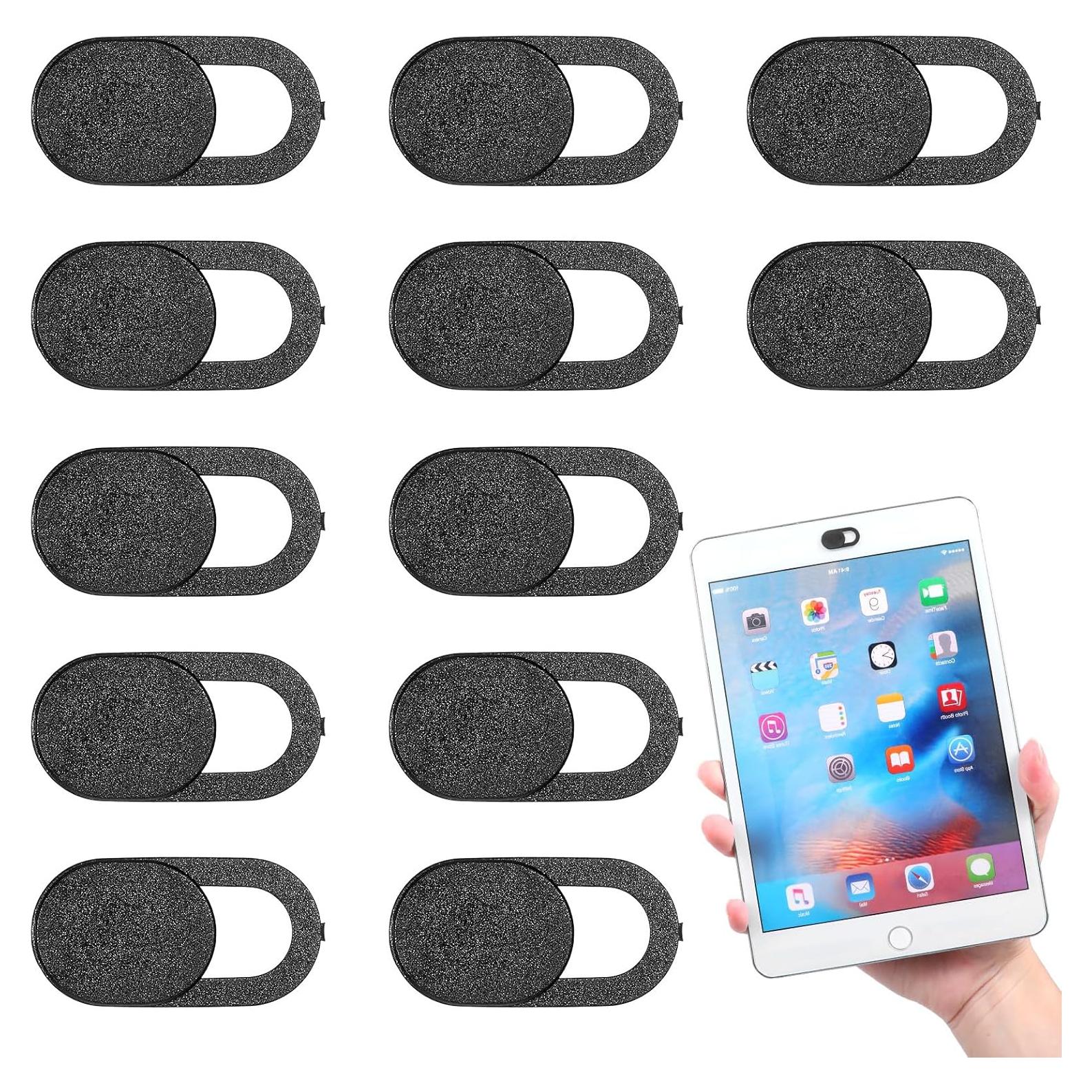 Cubierta de Webcam JIYIN 12 Pcs Deslizante Privacidad