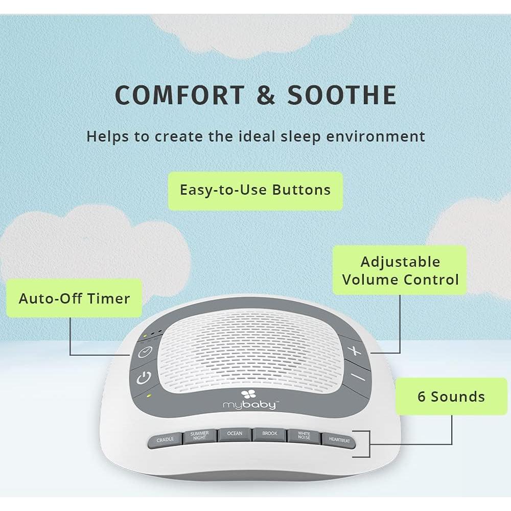 Máquina de Ruido Blanco MyBaby SoundSpa - 6 Sonidos Relajantes