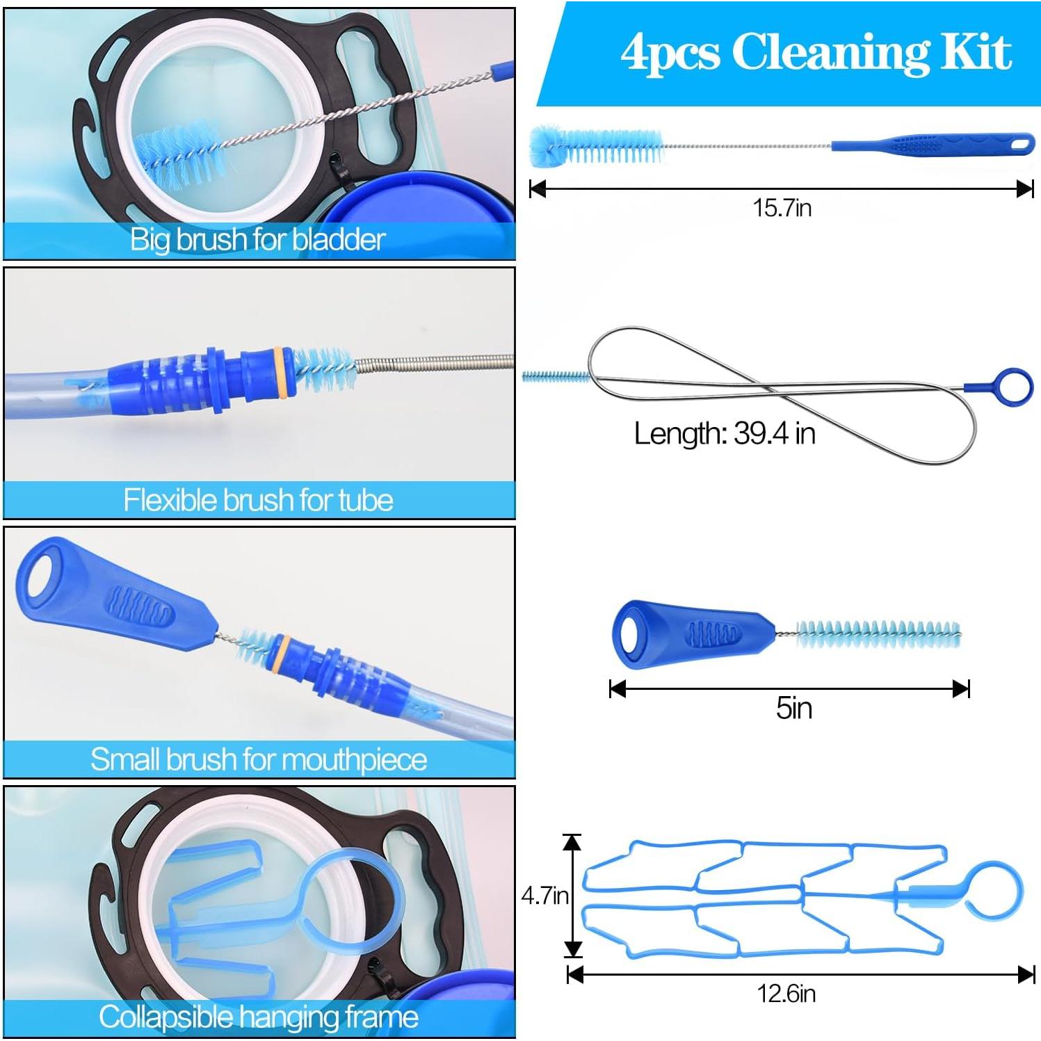 Bolsa de Hidratación 2L Mdvora + Kit de Limpieza Incluido