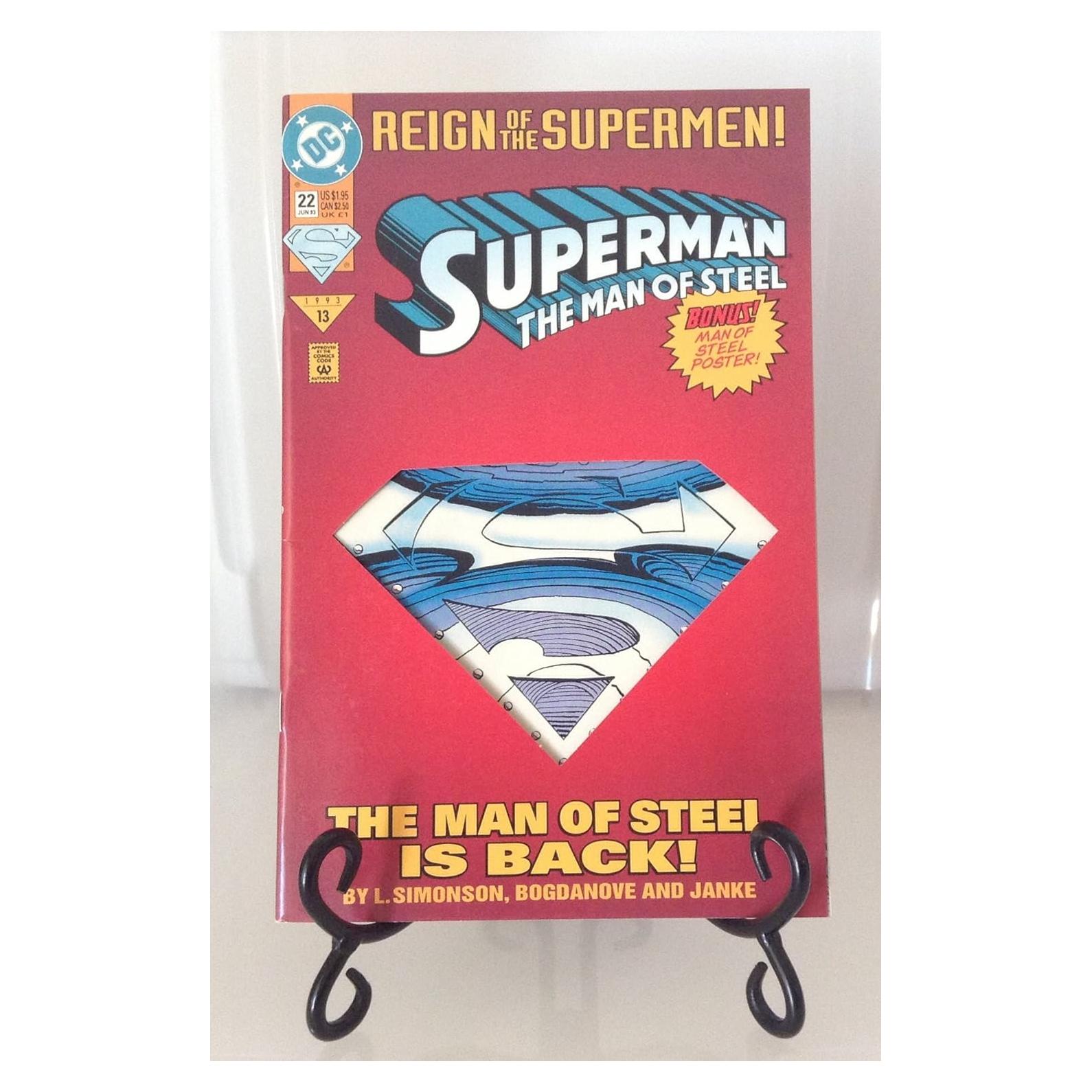 Comic Superman El Hombre de Acero #22 Tapa Blanda DC Comics