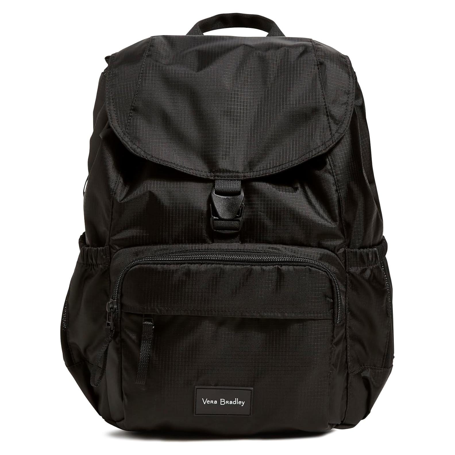 Mochila Vera Bradley Campus Daytripper Negra 16L para Laptop