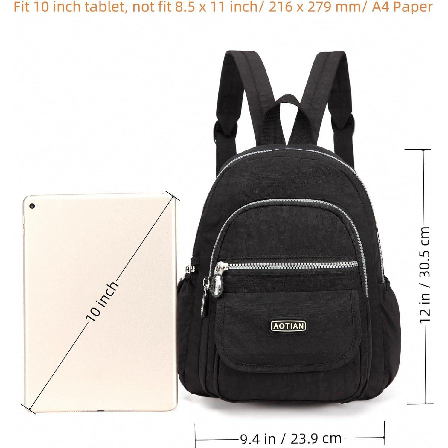 Mochila Mini AOTIAN Nylon Ligera para Mujeres y Niñas 7L