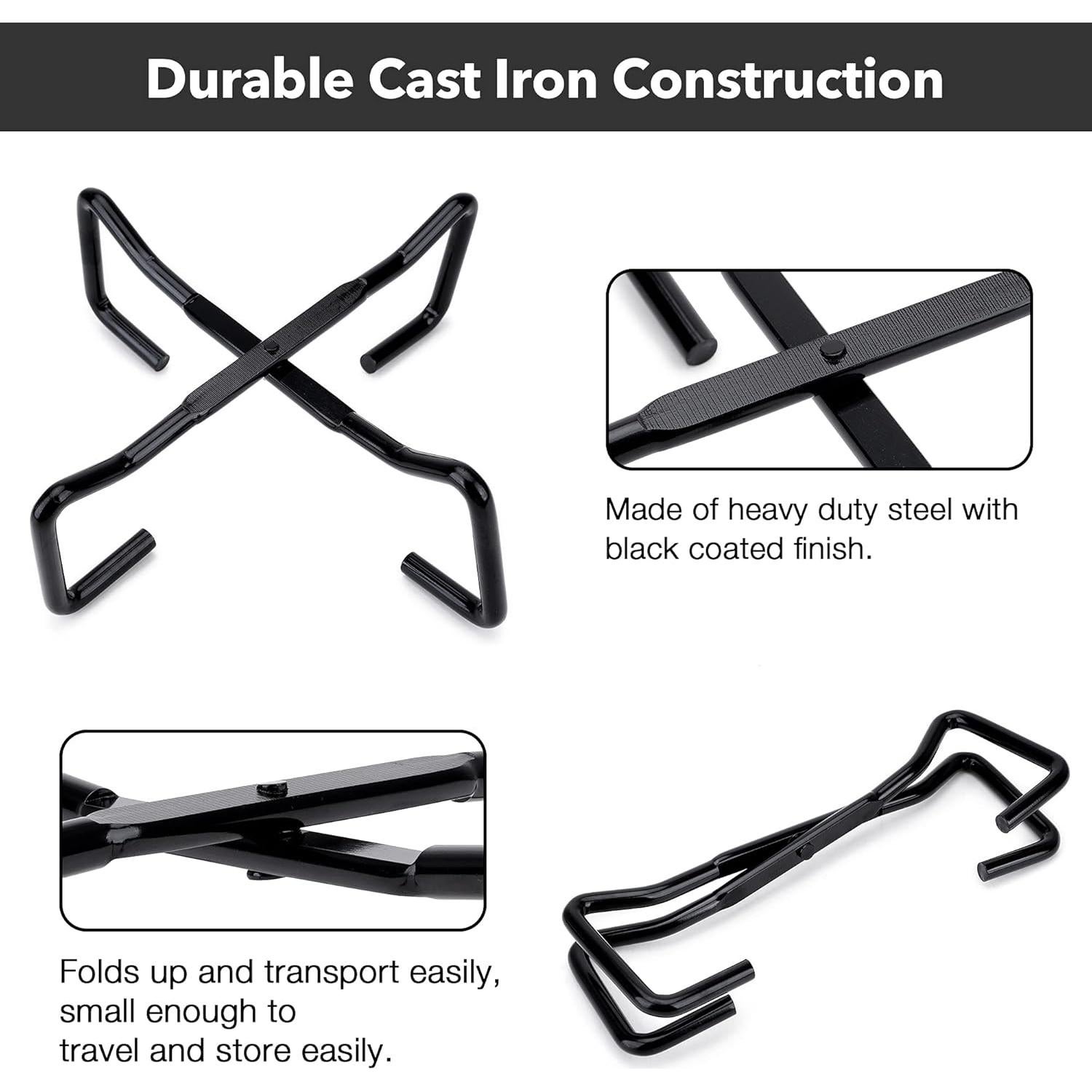 Soporte Plegable de Hierro Fundido Stanbroil 20.5 cm para Horno Holandés