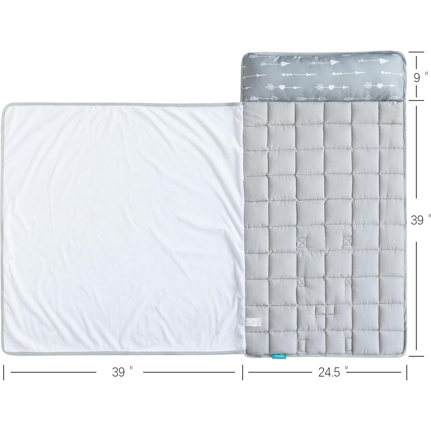 Colchoneta de Siesta Biloban con Almohada y Manta Polar 121.9x62.2cm