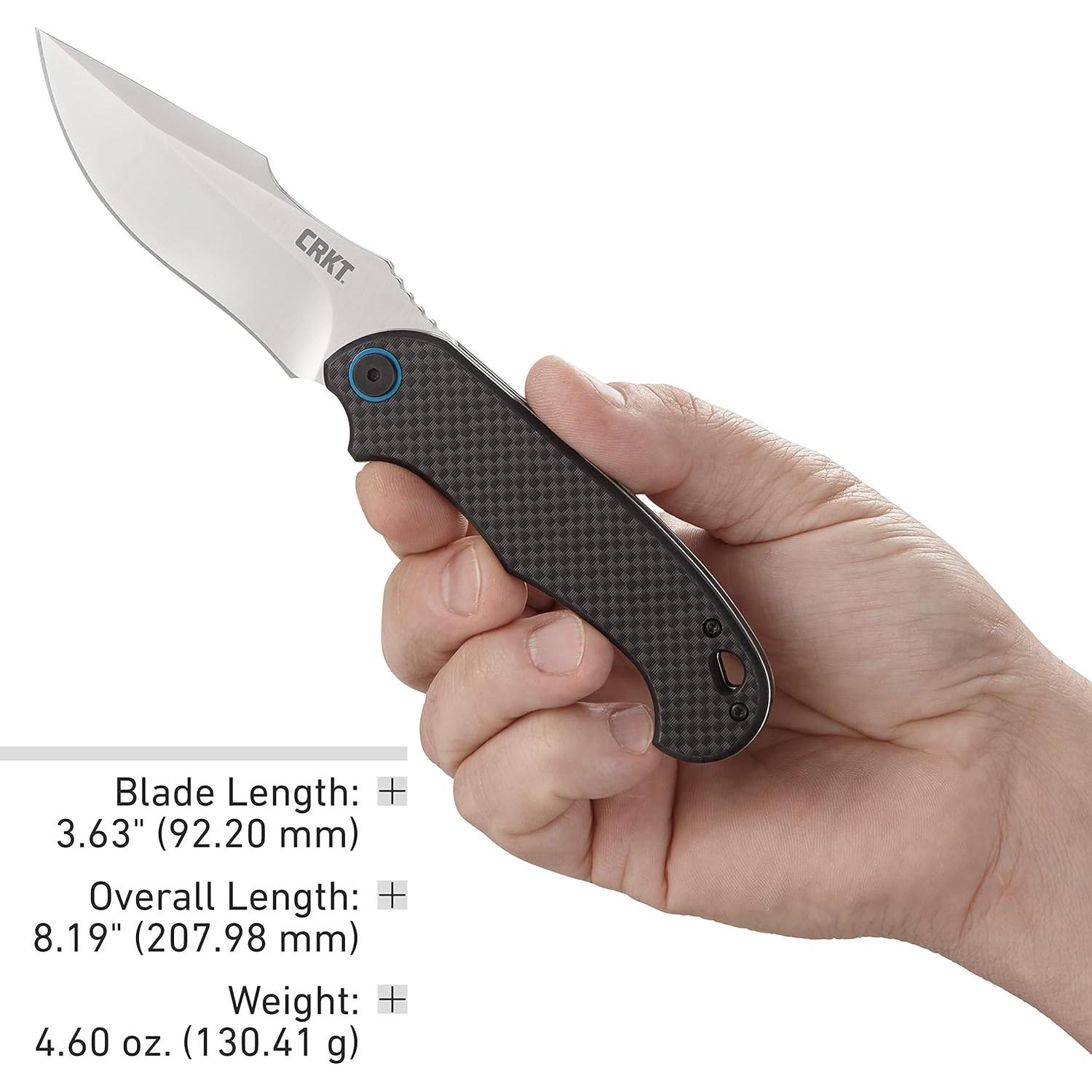 Cuchillo Plegable CRKT P.S.D. 3.63" Hoja Satinada G10