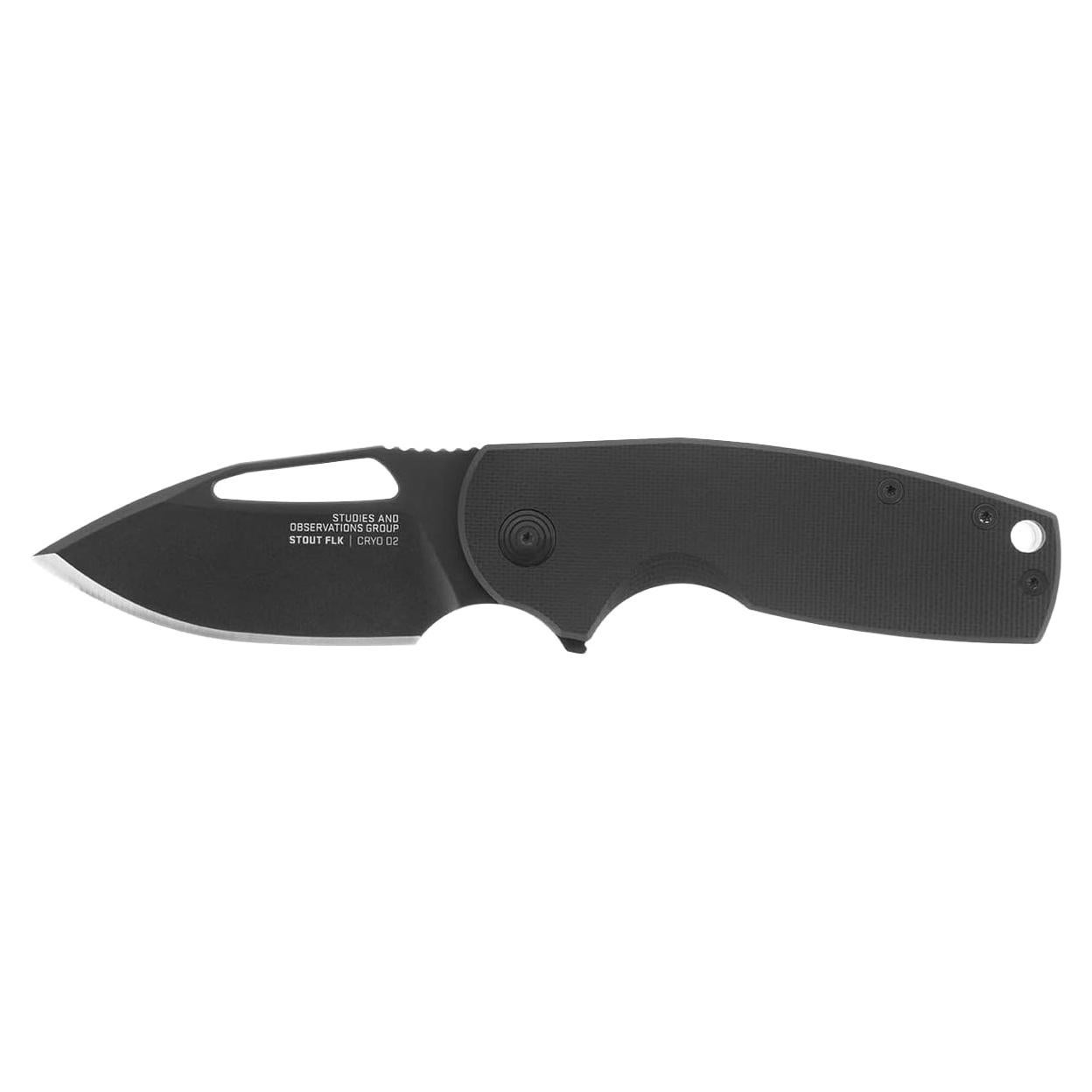 Cuchillo Plegable SOG Stout FLK 6.65 cm Acero CRYO D2