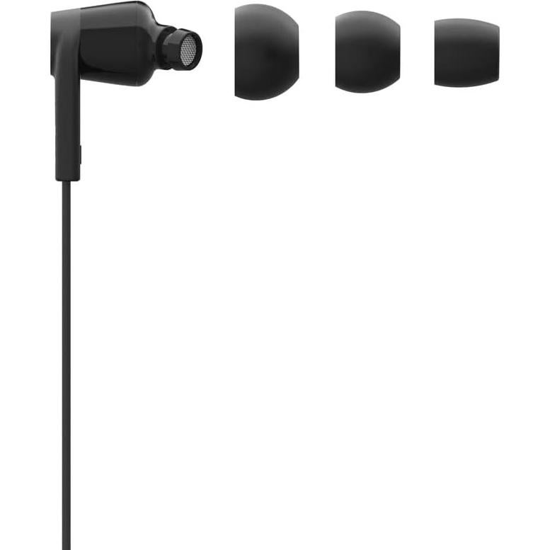 Auriculares USB-C Belkin SoundForm con micrófono - Negro