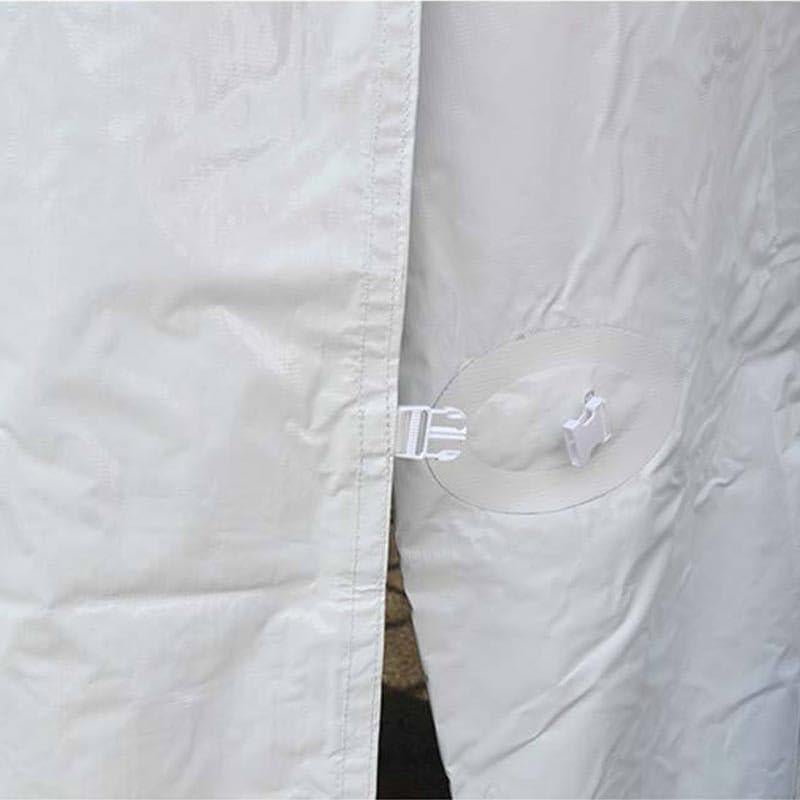 Pared Lateral Sólida Premium Blockout 2.44 x 3.05 m Vinilo Blanco