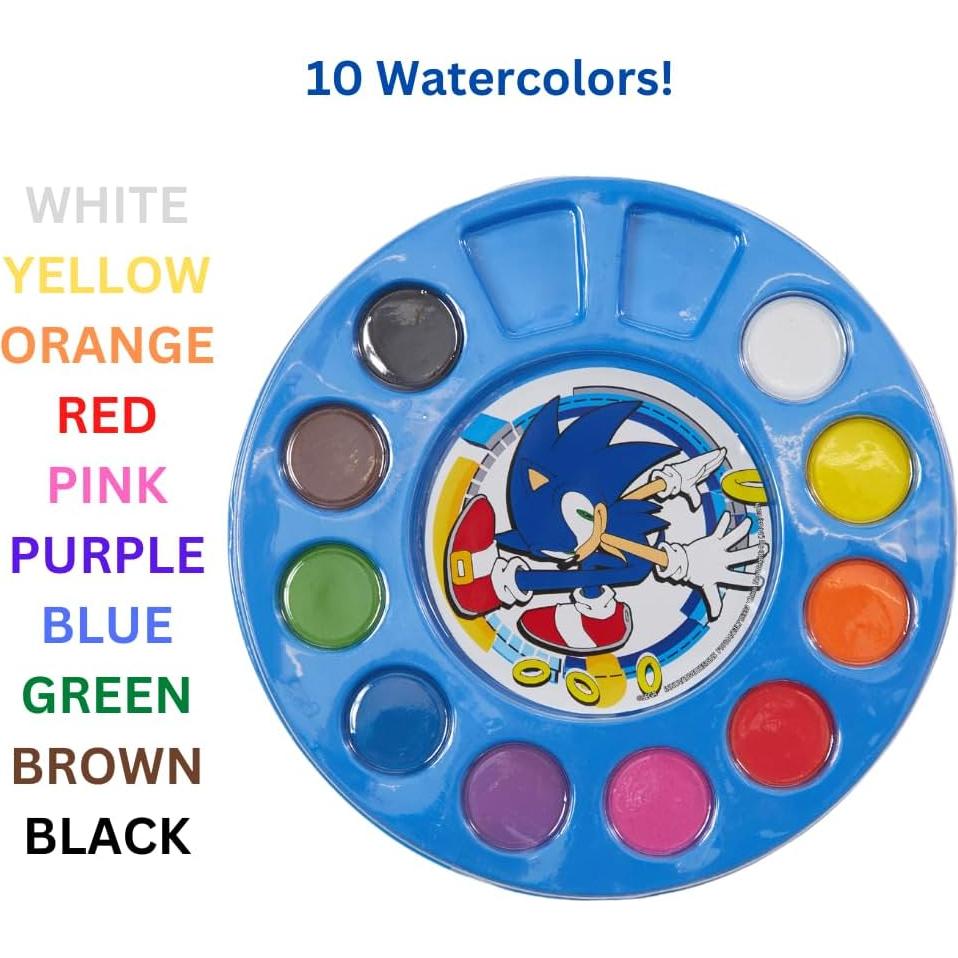 Conjunto de Arte Sonic The Hedgehog - 612 Piezas Creativas