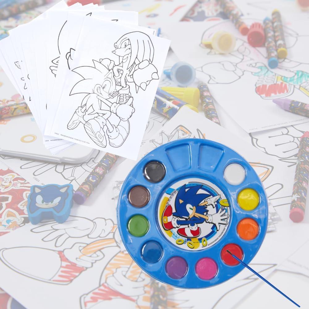 Conjunto de Arte Sonic The Hedgehog - 612 Piezas Creativas