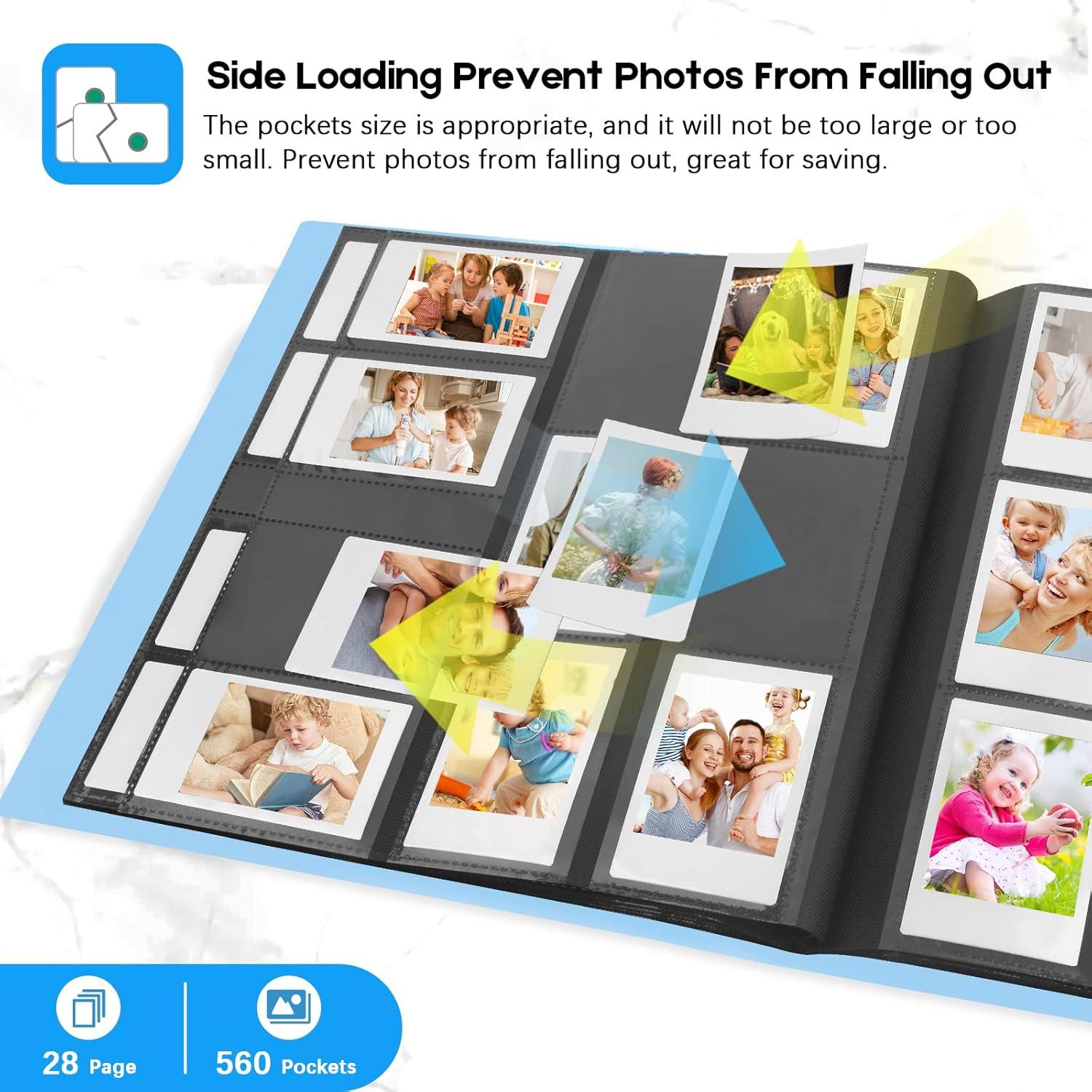 Álbum de Fotos Veicevol 560 Bolsillos para Fujifilm Instax Mini