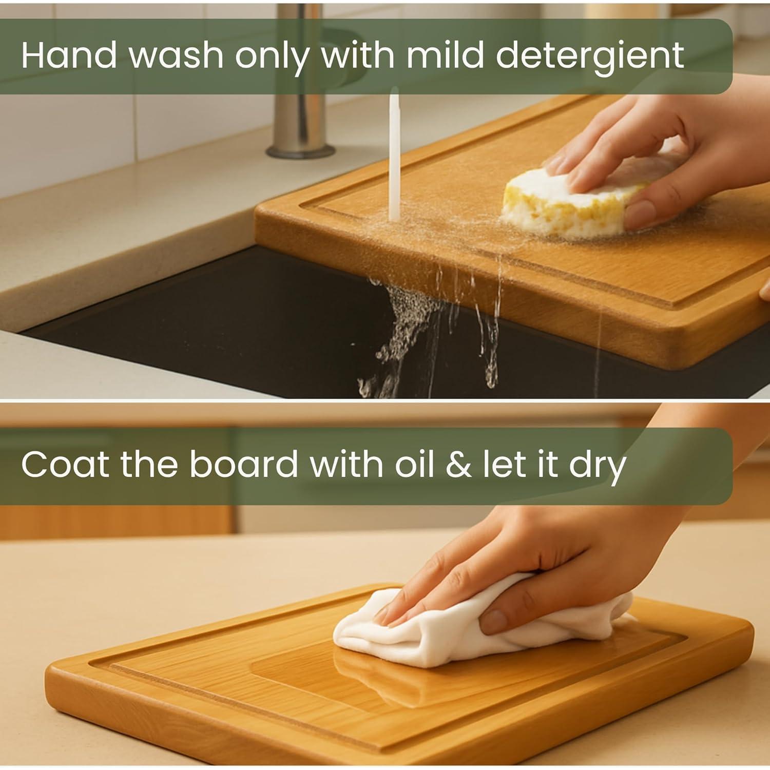 Juego de 3 Tablas de Cortar de Madera Acacia Store Indya