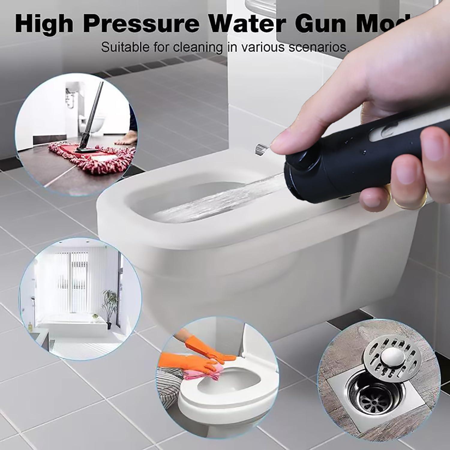 Cabezal de Ducha de Alta Presión xianshengle Negro 150 cm