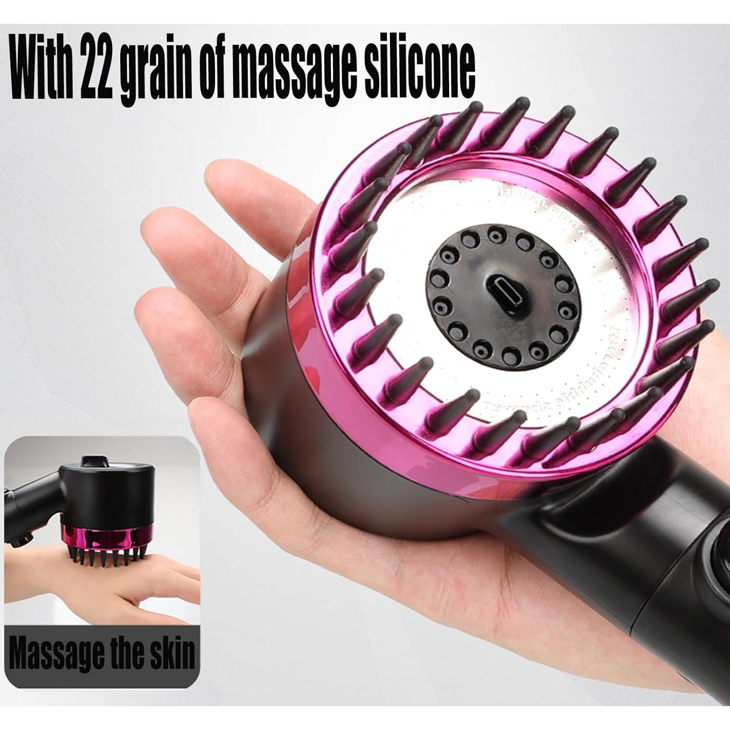 Cabezal de Ducha de Alta Presión xianshengle Negro 150 cm