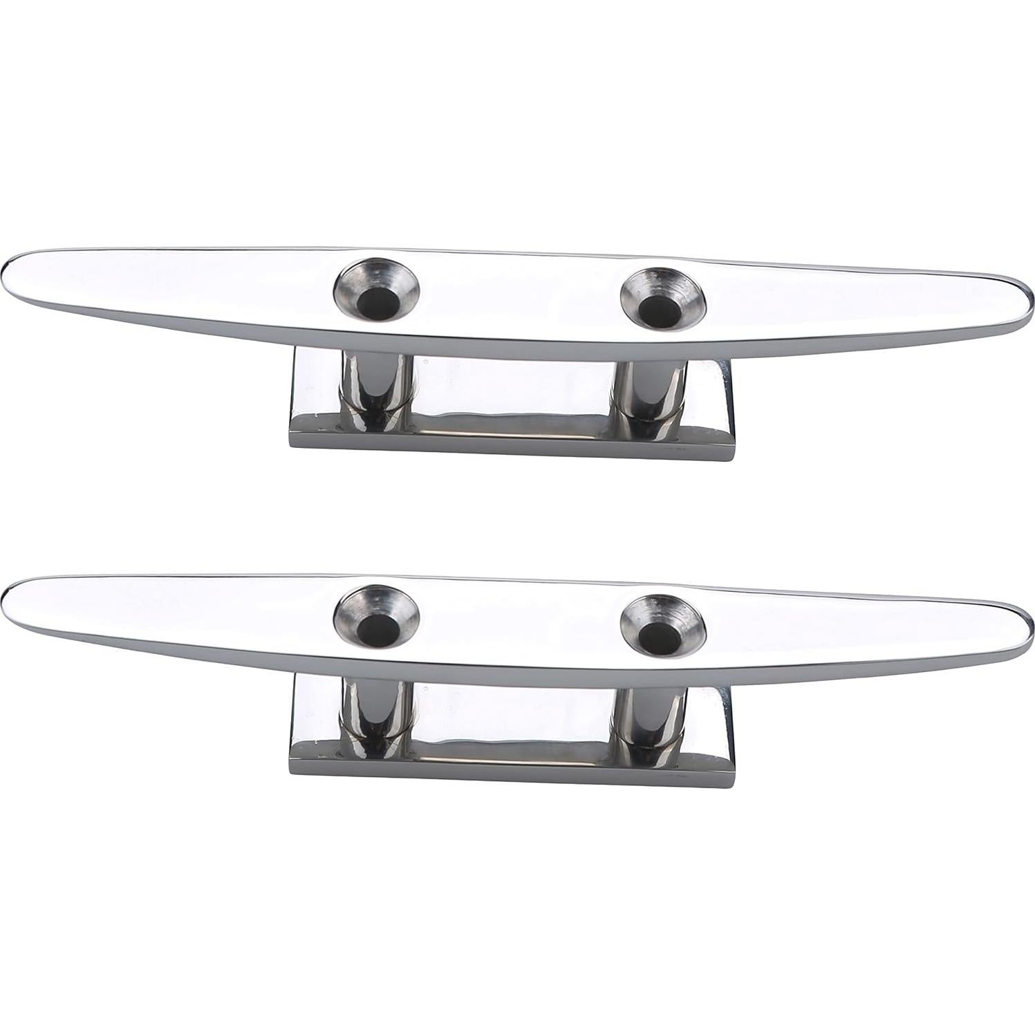 Cleats de Barco MX 10 cm Acero Inoxidable 2 Piezas