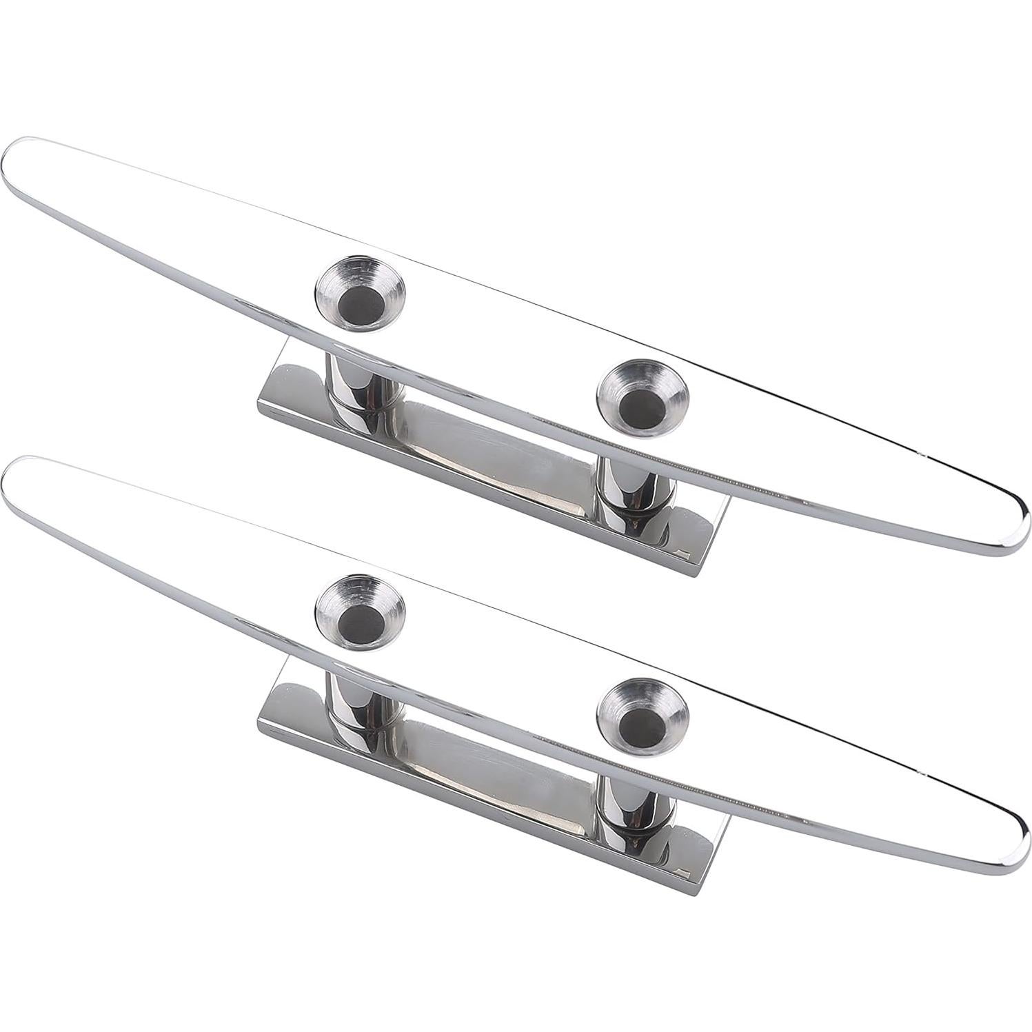 Cleats de Barco MX 10 cm Acero Inoxidable 2 Piezas