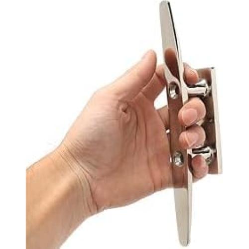Cleats de Barco MX 10 cm Acero Inoxidable 2 Piezas