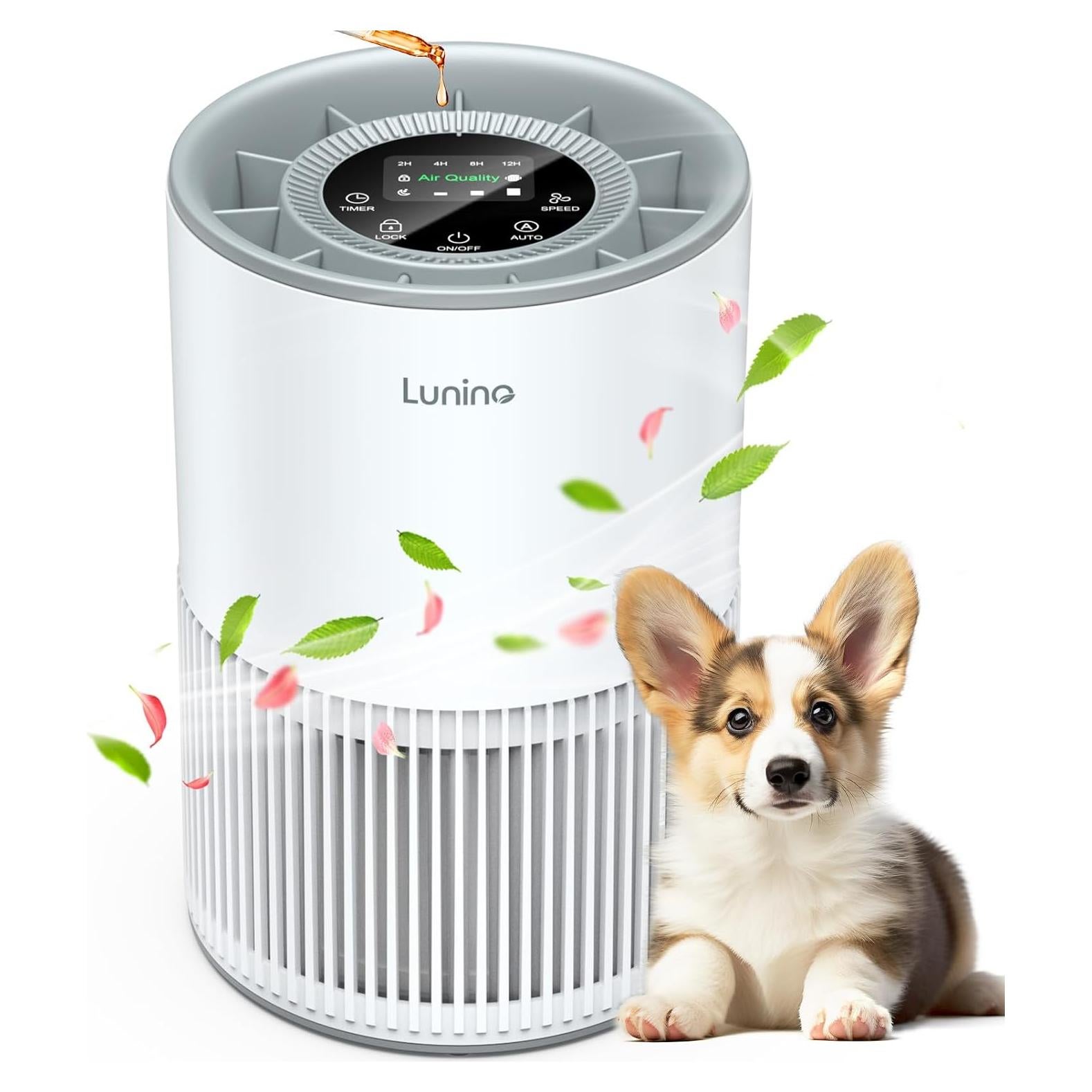 Purificador de Aire LUNINO BW302 HEPA 111.5 m² con Aromaterapia