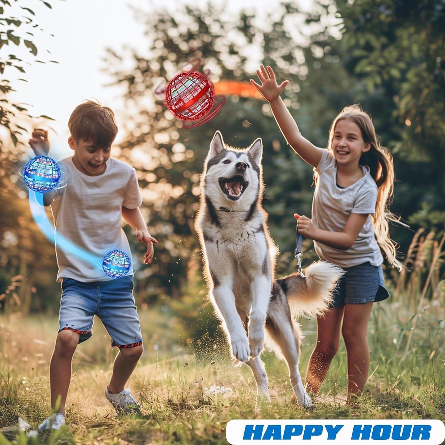 Bola Voladora UROINT Rojo 9.4 cm Juguete Mágico para Niños