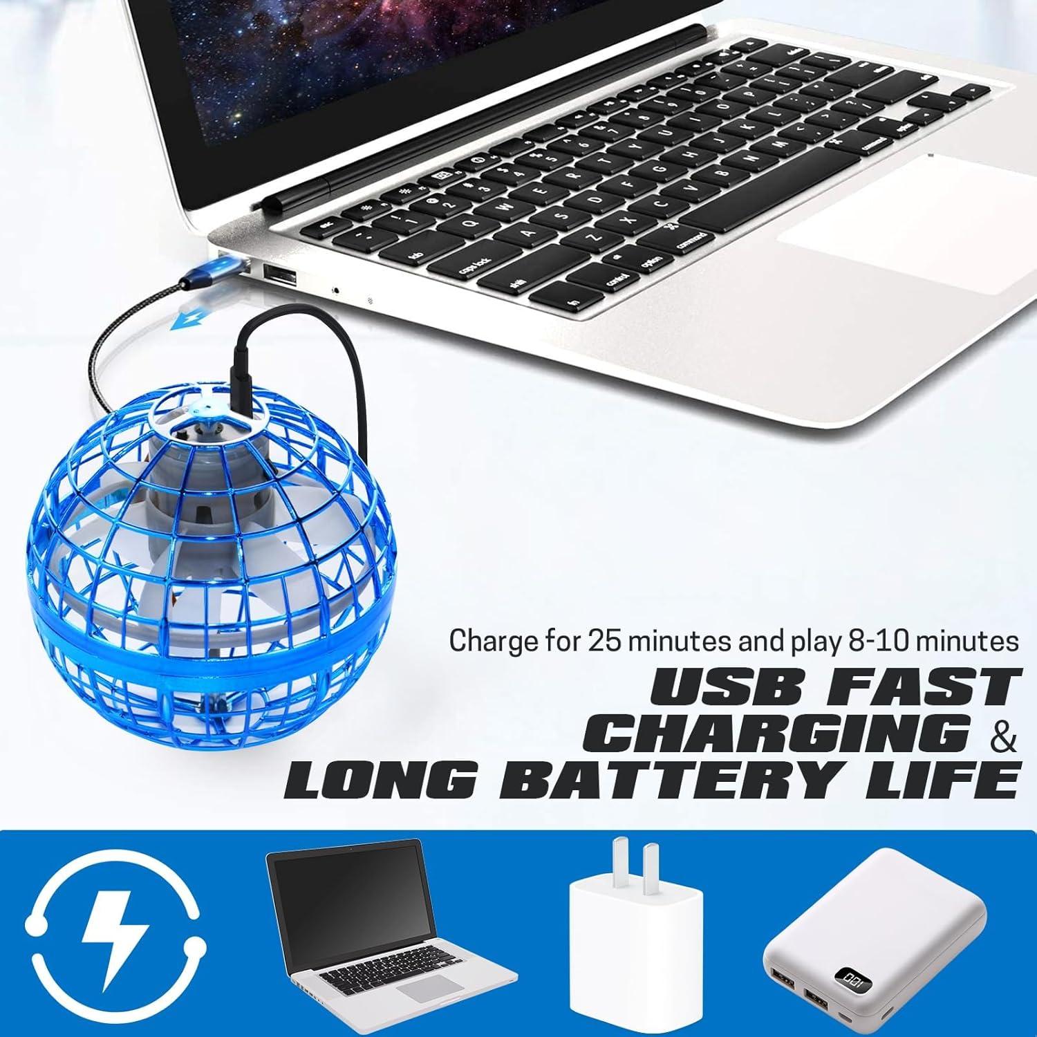 Bola Voladora Galáctica UROINT Azul Mini Dron 9.4 cm