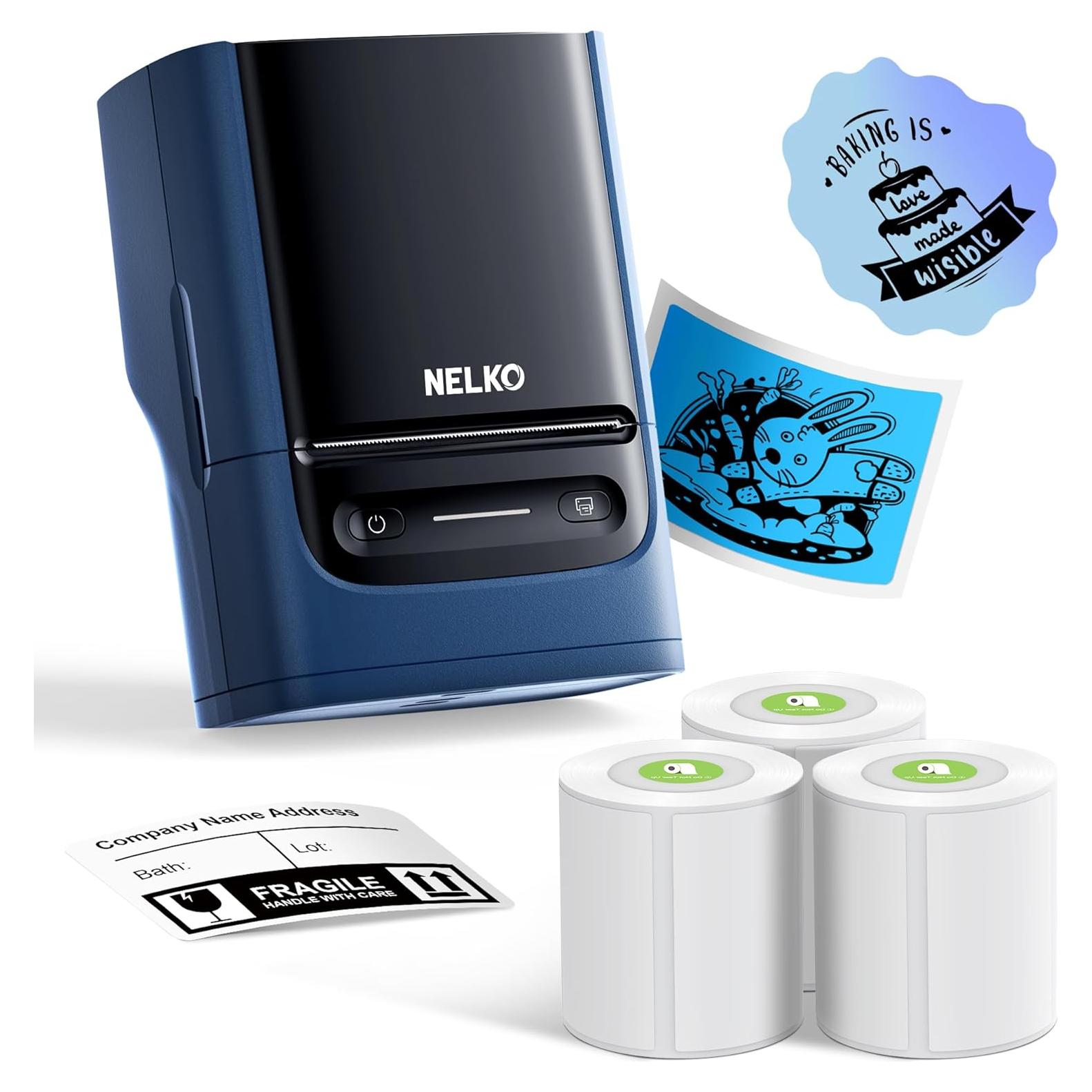 Impresora de Etiquetas Bluetooth Nelko PM220 Portátil 2"