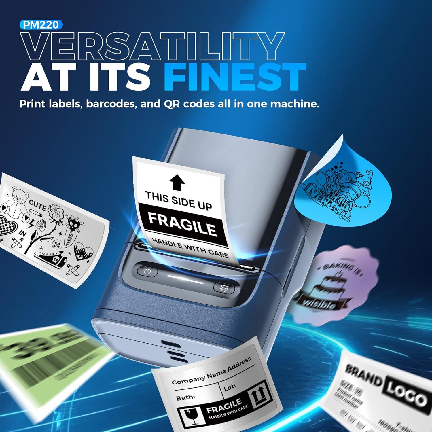 Impresora de Etiquetas Bluetooth Nelko PM220 Portátil 2"