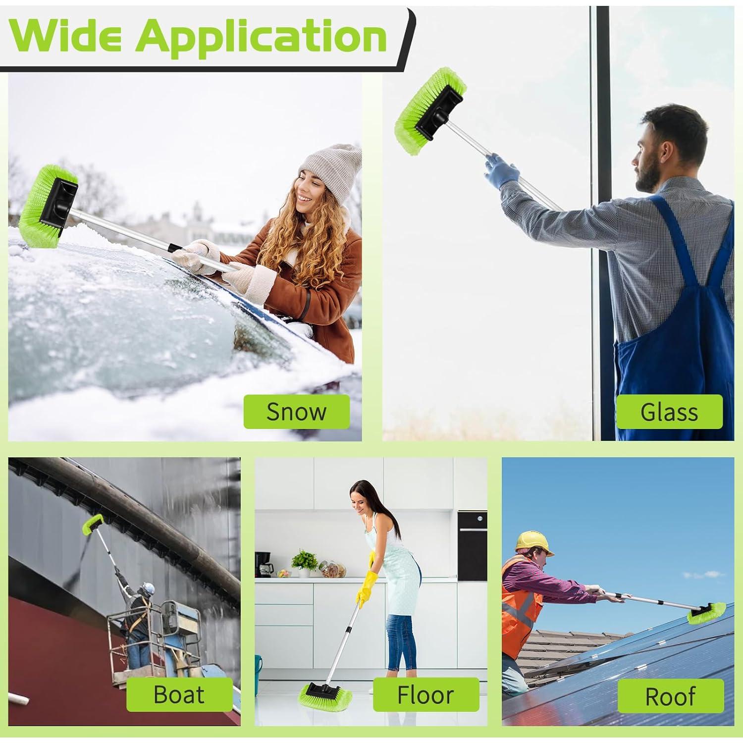 Cepillo de Lavado de Autos Ordenado 62" Mango Extensible