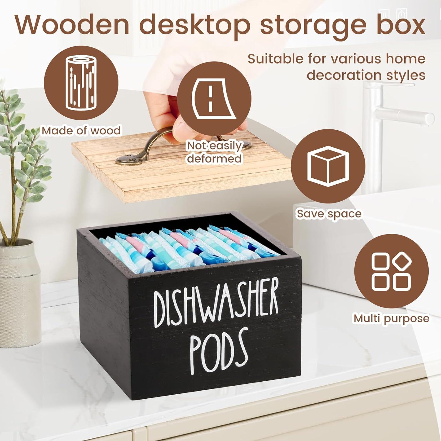 Soporte para Cápsulas de Lavavajillas LYIYEYAN 14x13x11cm