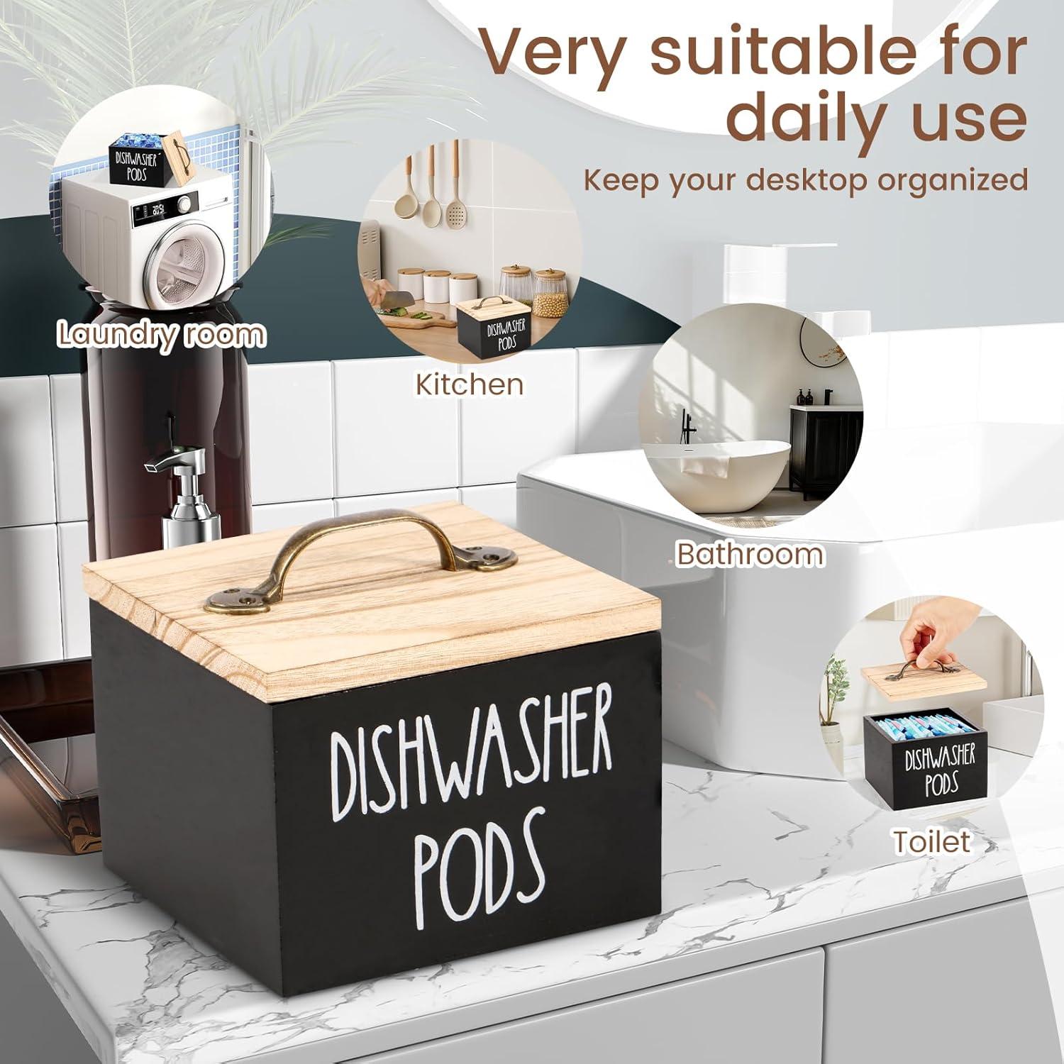 Soporte para Cápsulas de Lavavajillas LYIYEYAN 14x13x11cm