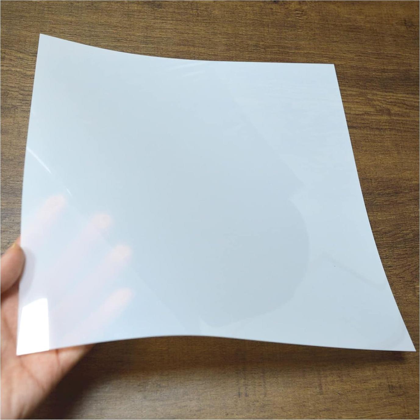 Hojas de Mylar 12x12cm BANLTRE 12 Piezas 7.5 mil PET