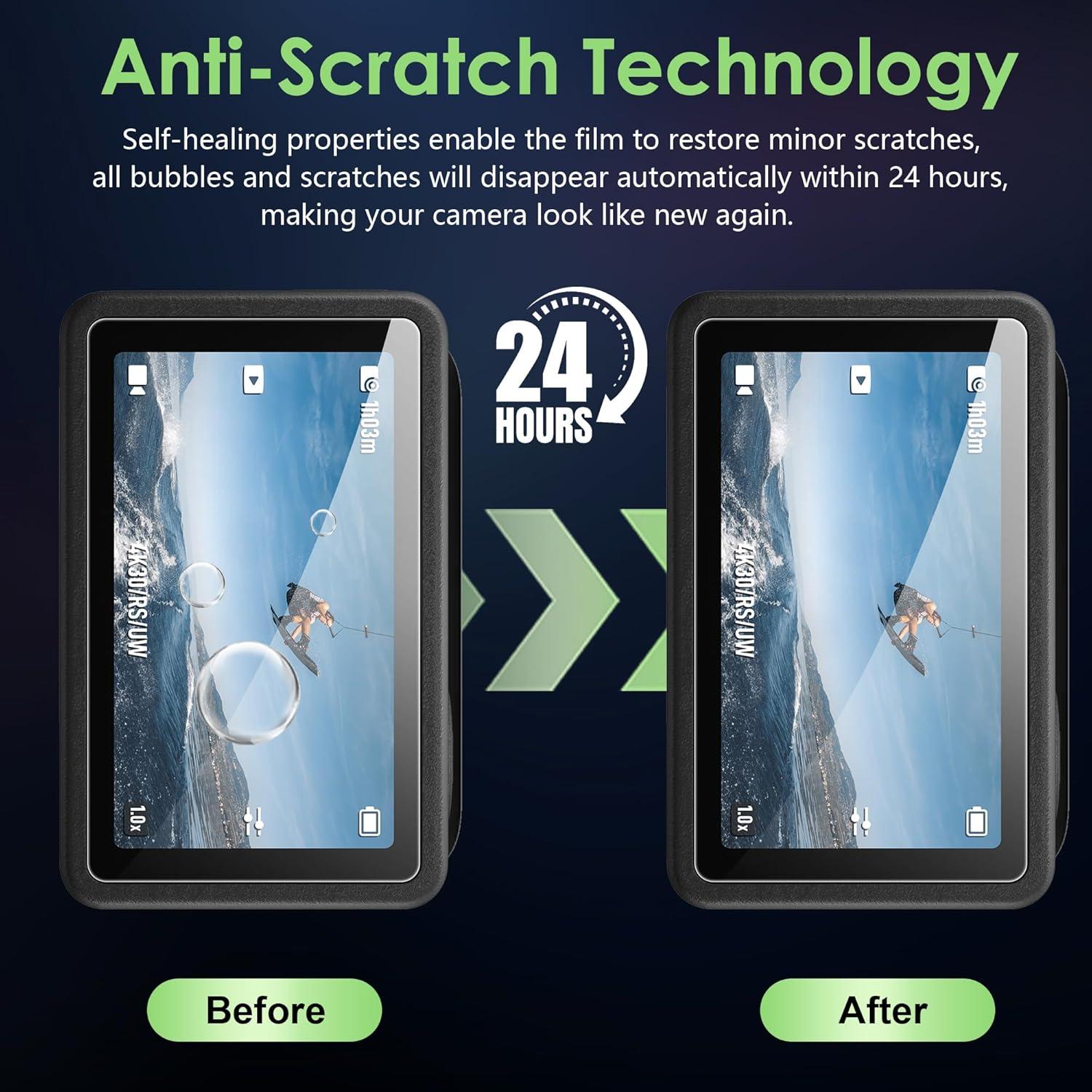 Protector de Pantalla y Lente DJI Osmo Action 5 Pro - Vidrio Templado