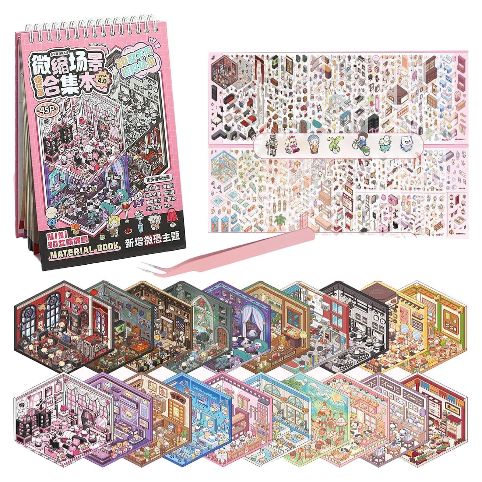 20 Juegos de Pegatinas 3D Ronlor - Aventura de Horror y Más