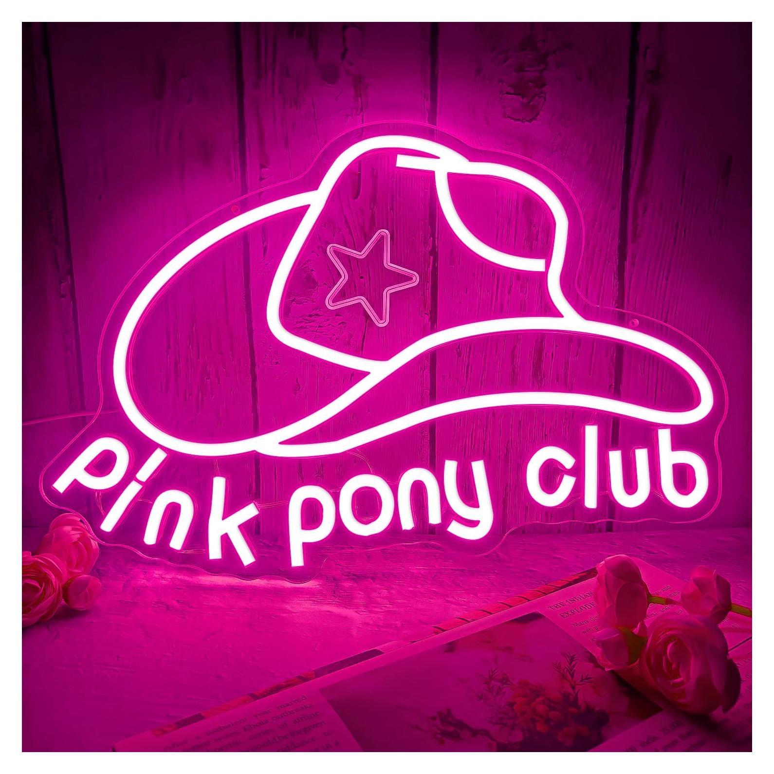 Letrero de Neón Rosa Vveikea Ajustable para Decoración de Pared