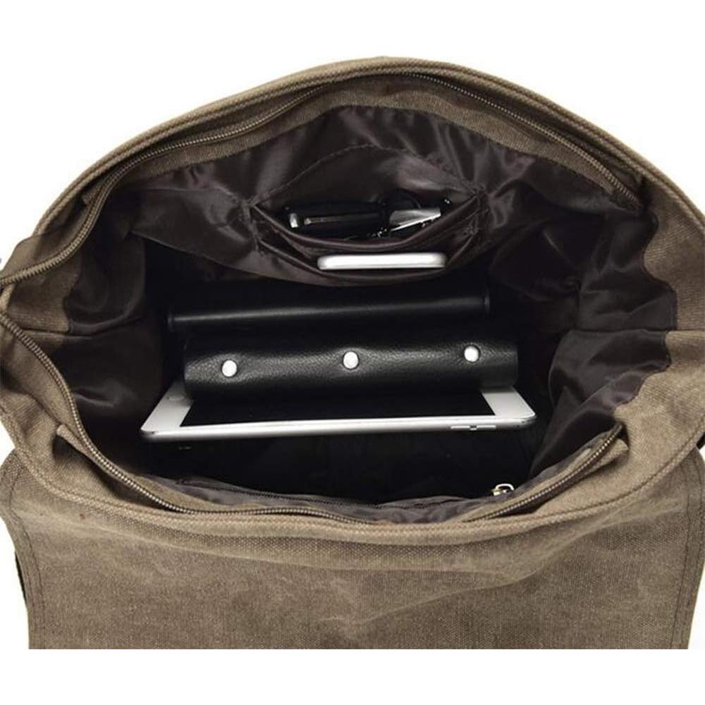 Bolsa Mensajera de Lona Vintage Dealcase para Laptop 11.6-13.3"