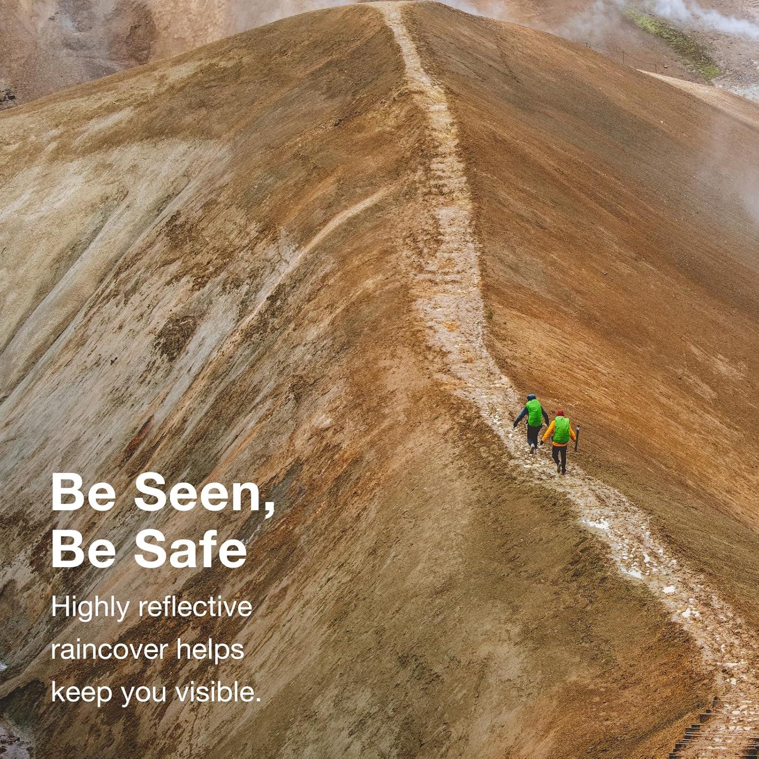 Cubierta de Lluvia Osprey HiVis Commuter Negra Unisex