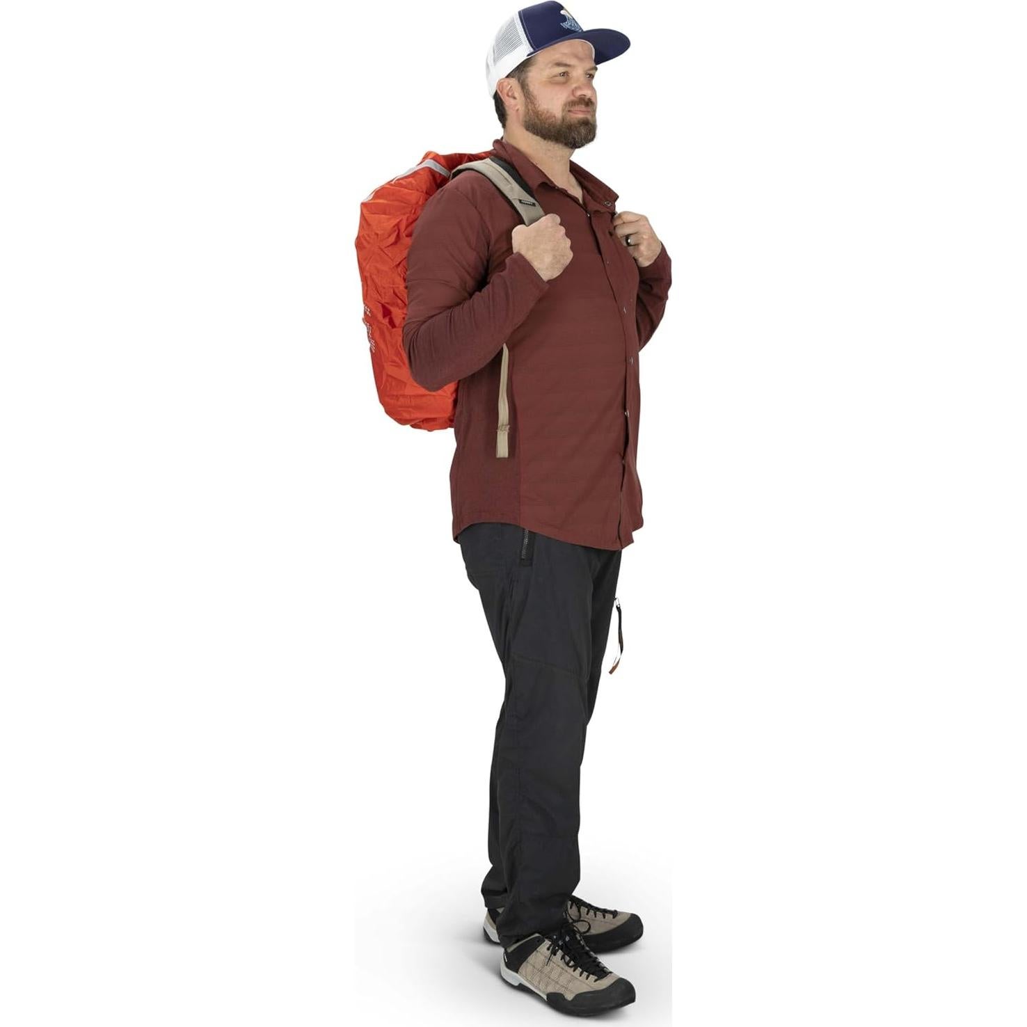 Cubierta de Lluvia Osprey HiVis Commuter Negra Unisex